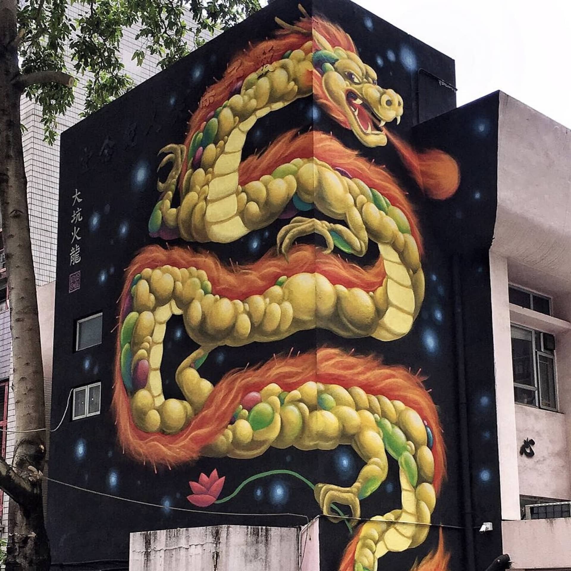 Fire Dragon detail