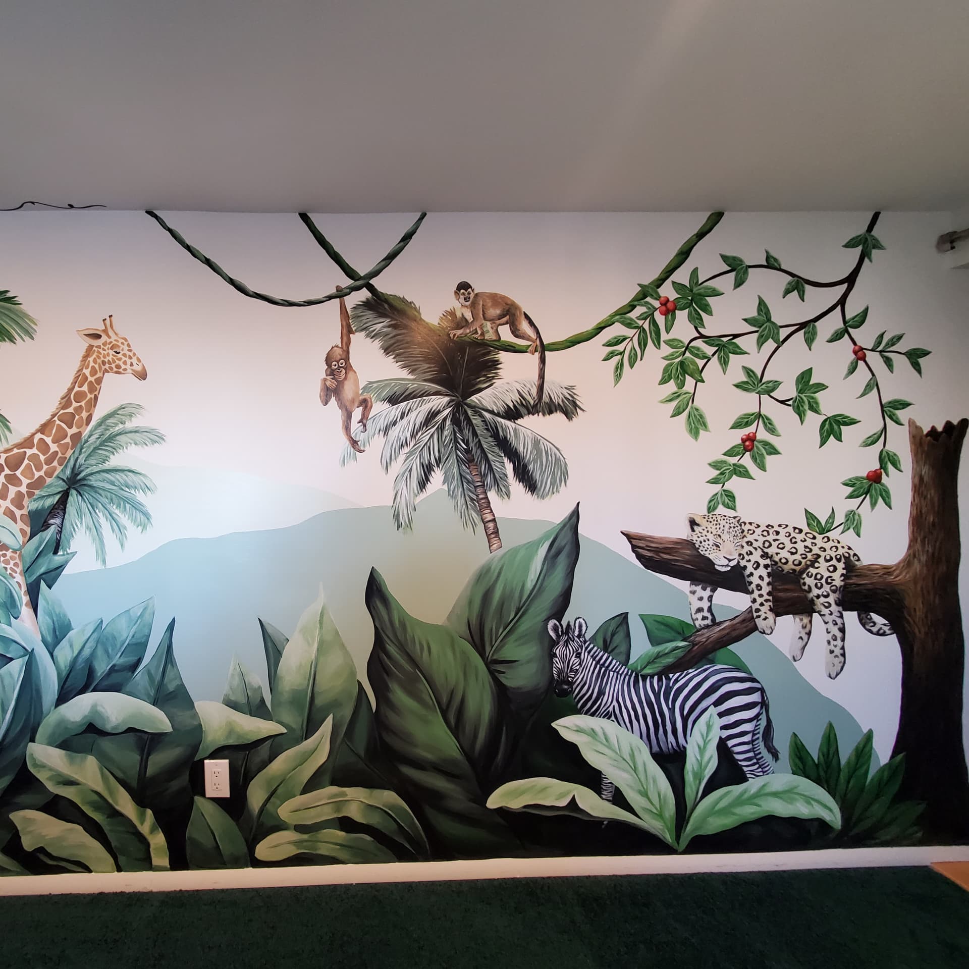Jungle Whispers: A Dance of Wild Life detail