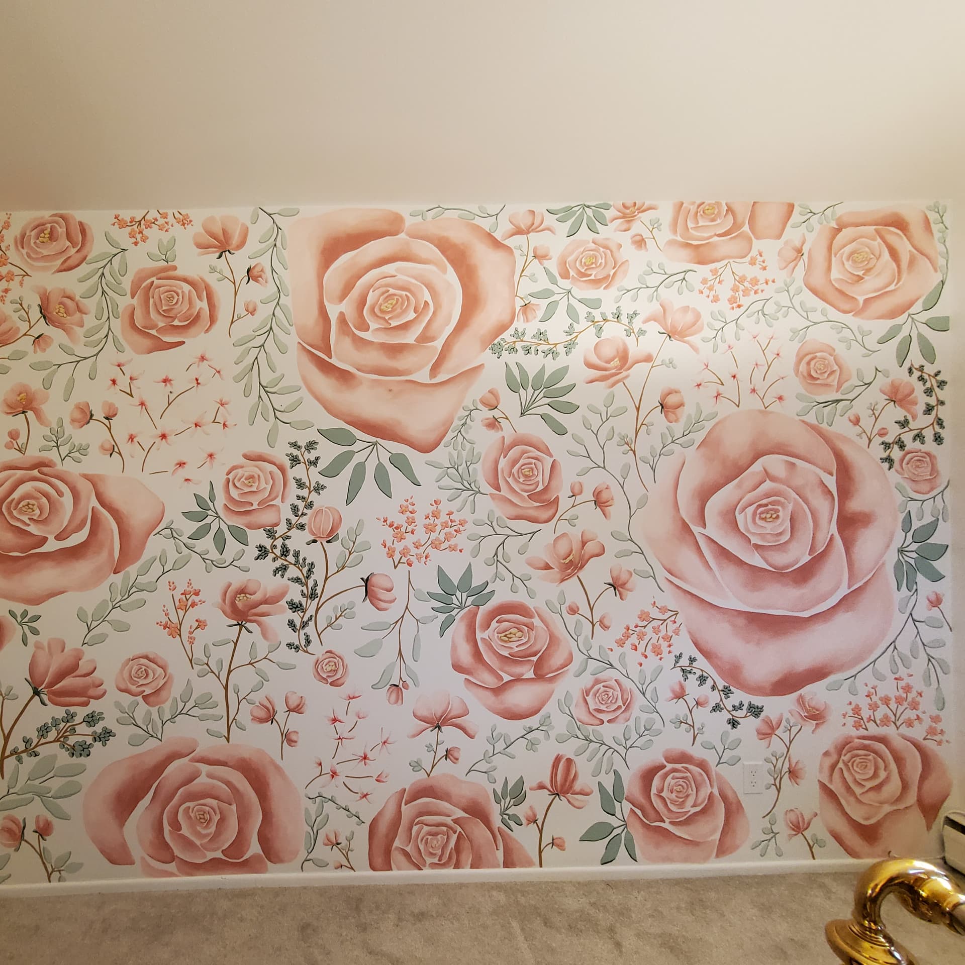Whispers of Blooming Petals and Gentle Hues detail