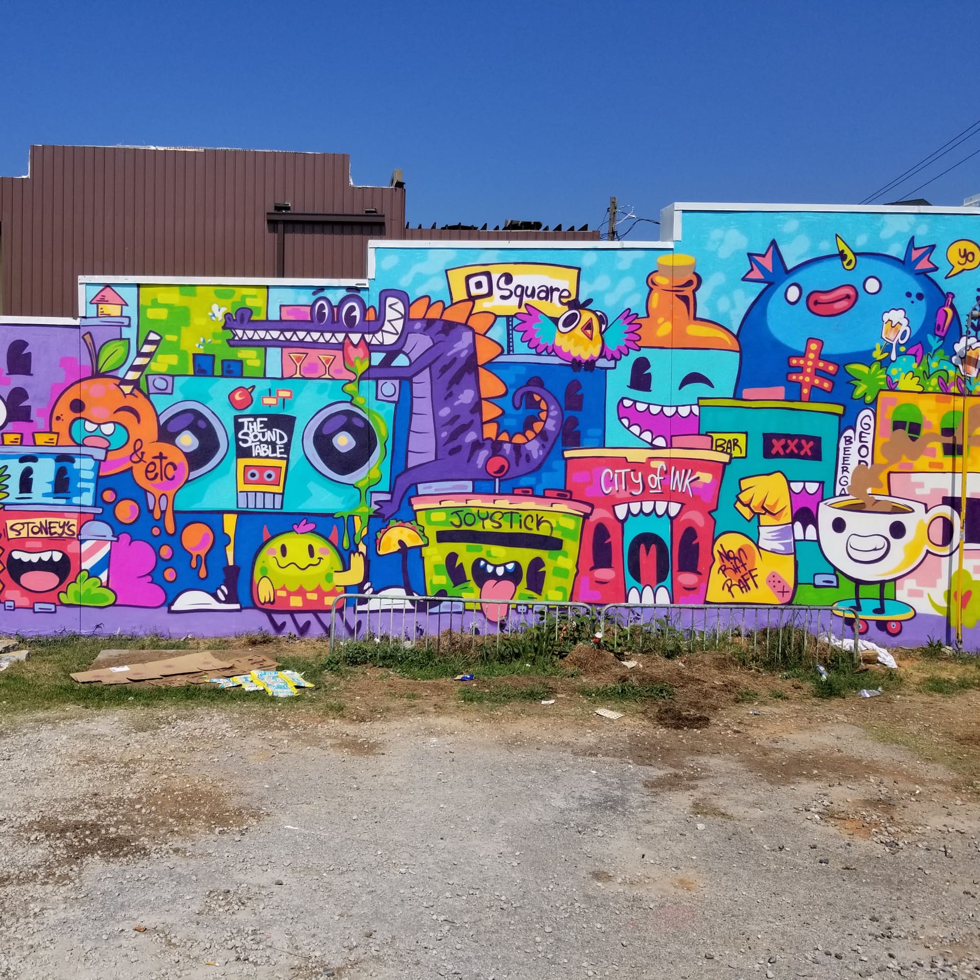 Vibrant Whimsy in Atlanta's Urban Canvas detail