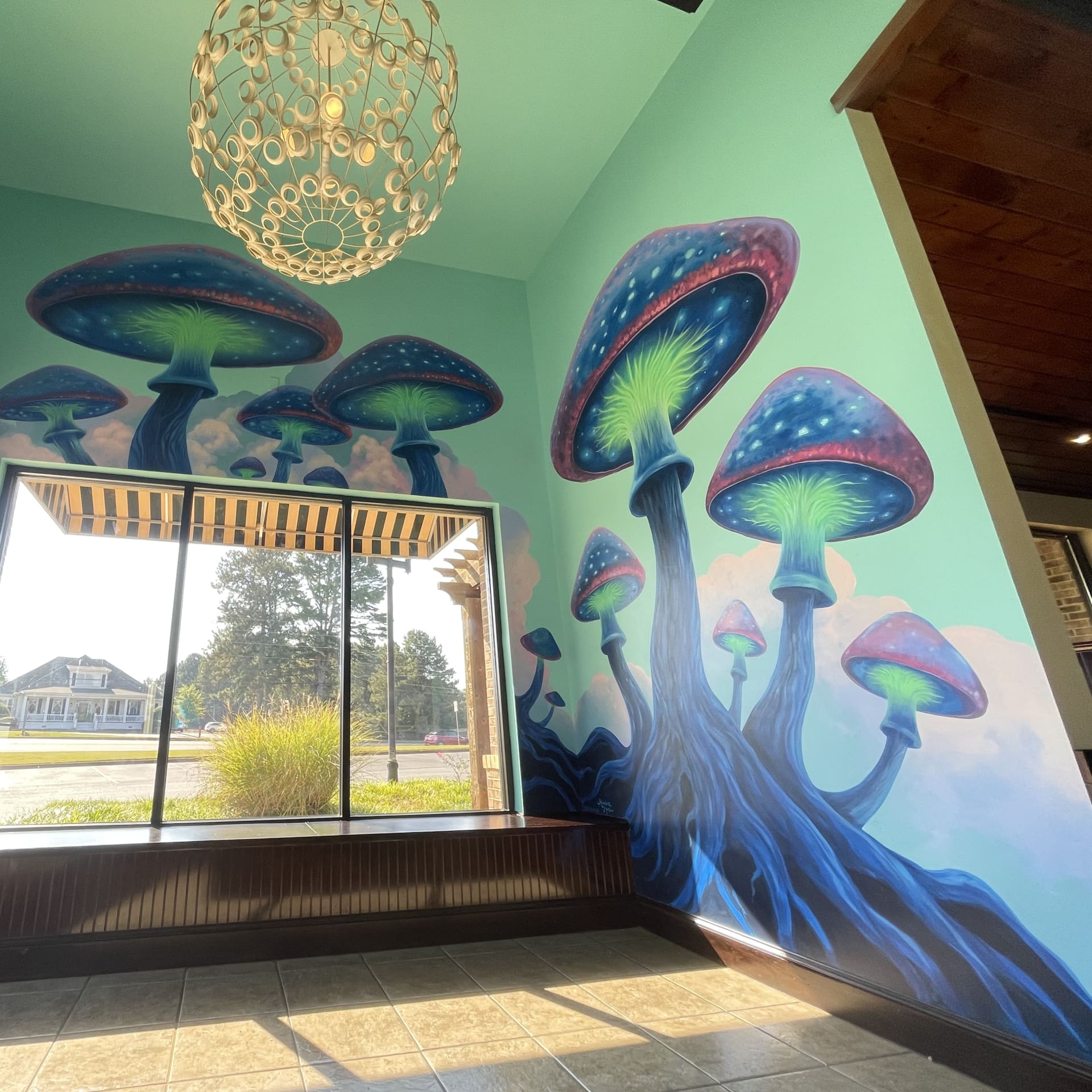 Mellow Mushroom Lake Oconee detail
