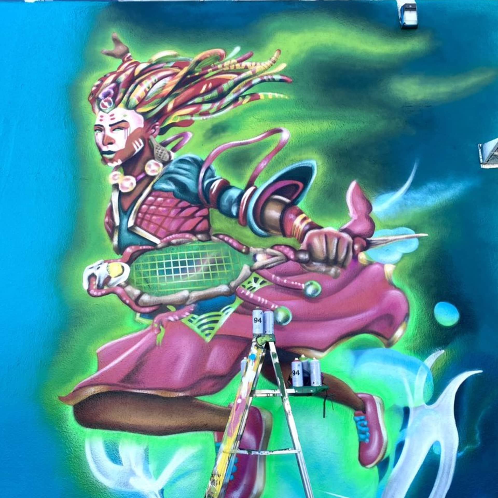 Vibrant Echoes of Mythic Resilience detail