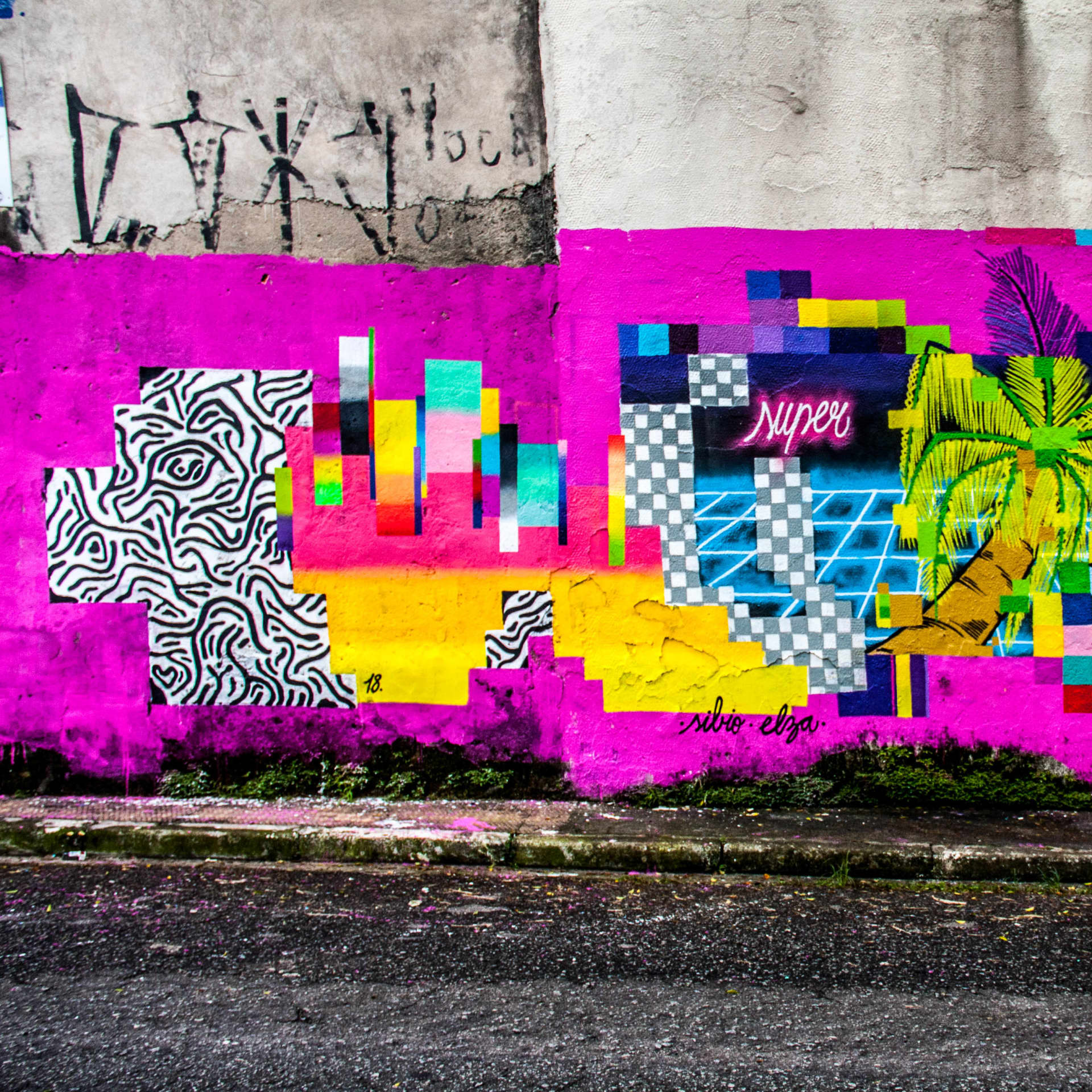 Vibrant Echoes of Urban Playfulness detail