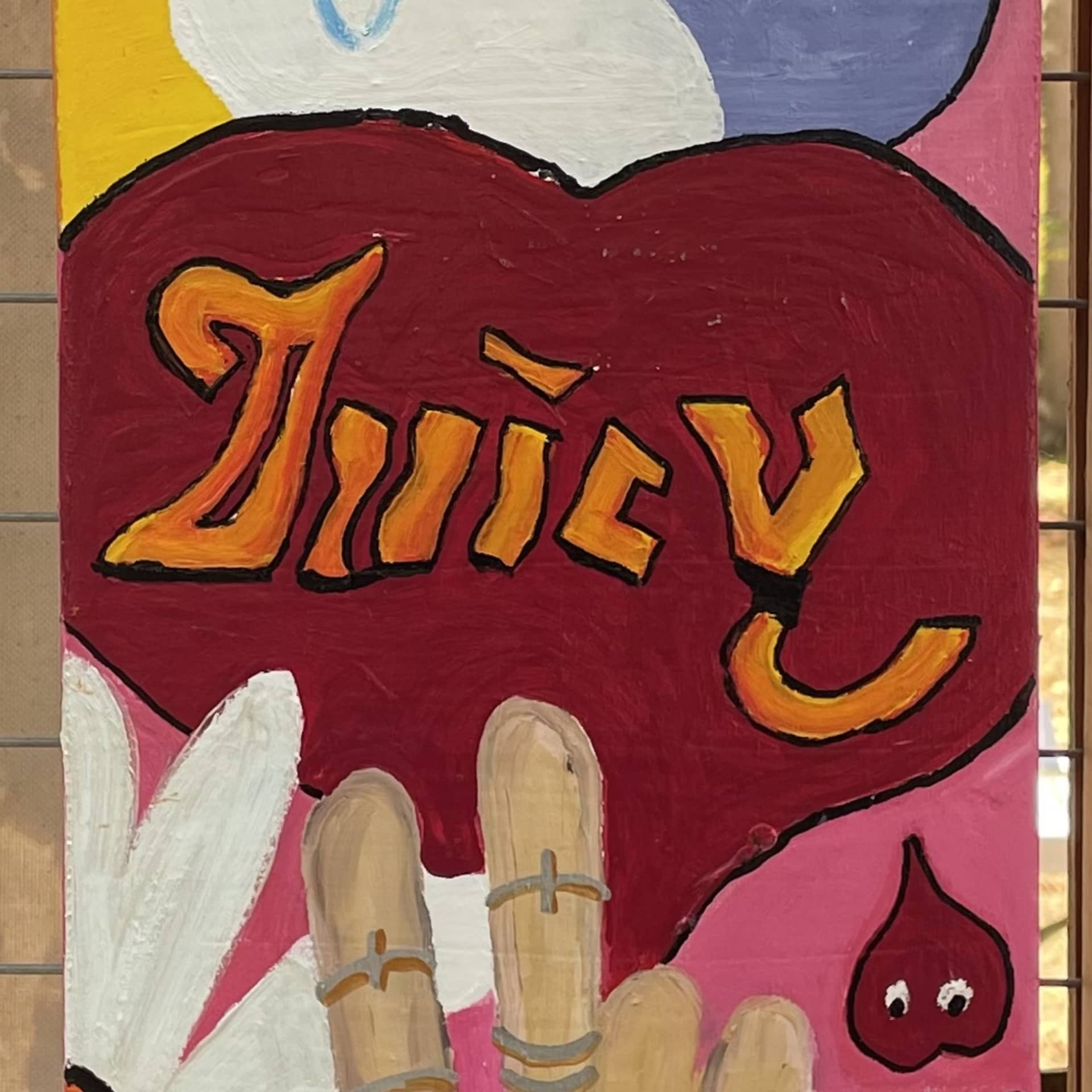 Juicy skateboard  detail