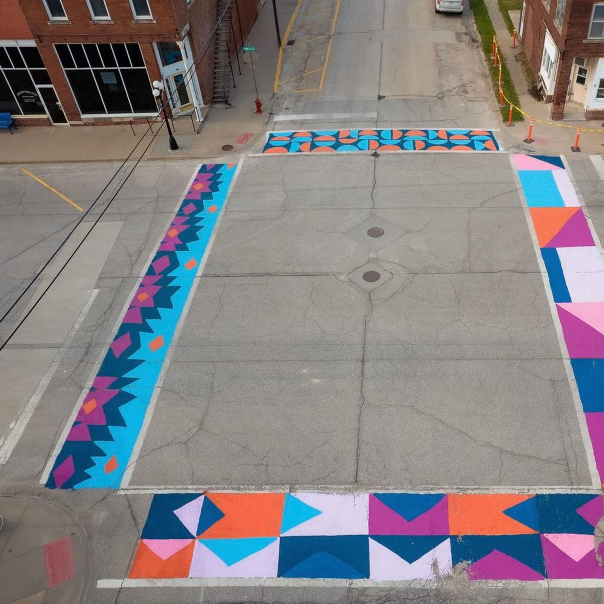 Crosswalk Mural detail