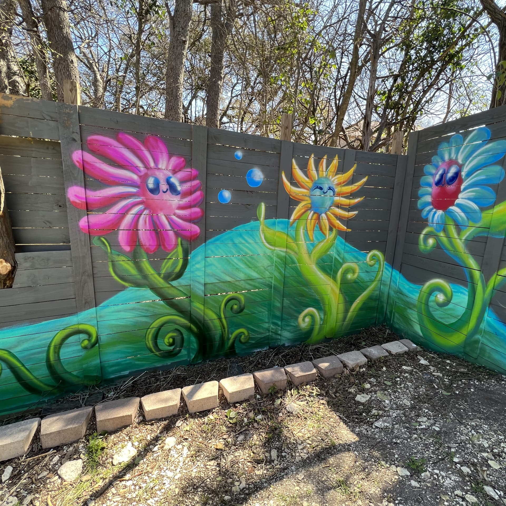 I Fell Asleep Beneath The Flowers detail