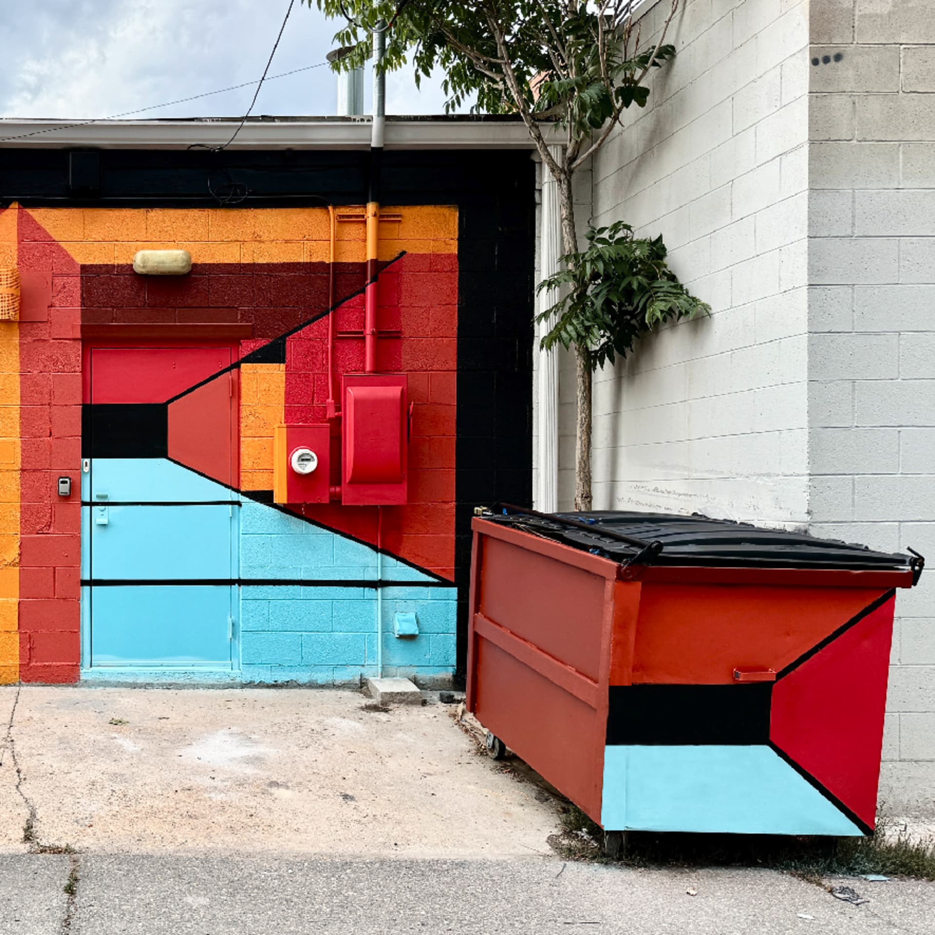 Geometric Vibrance in Urban Spaces detail