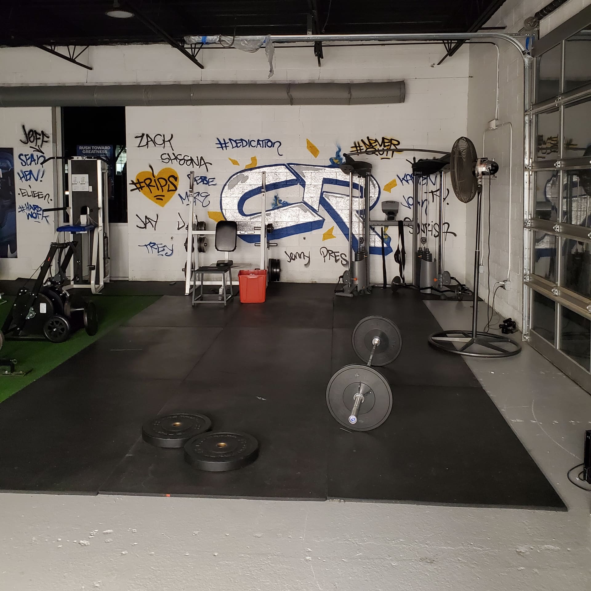 Logo lettering, crossfitgym  detail