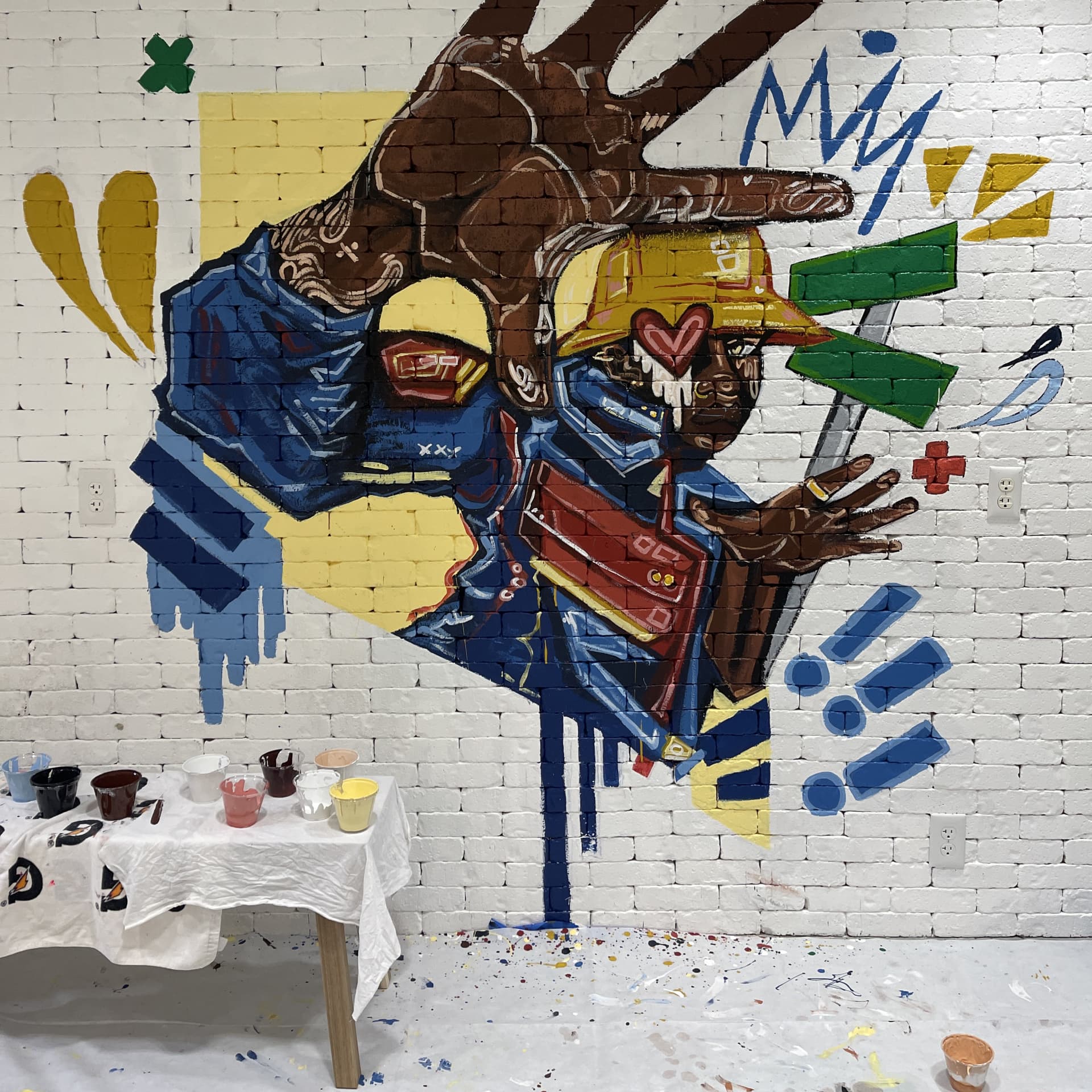 Hands of Connection and Community Empowerment detail