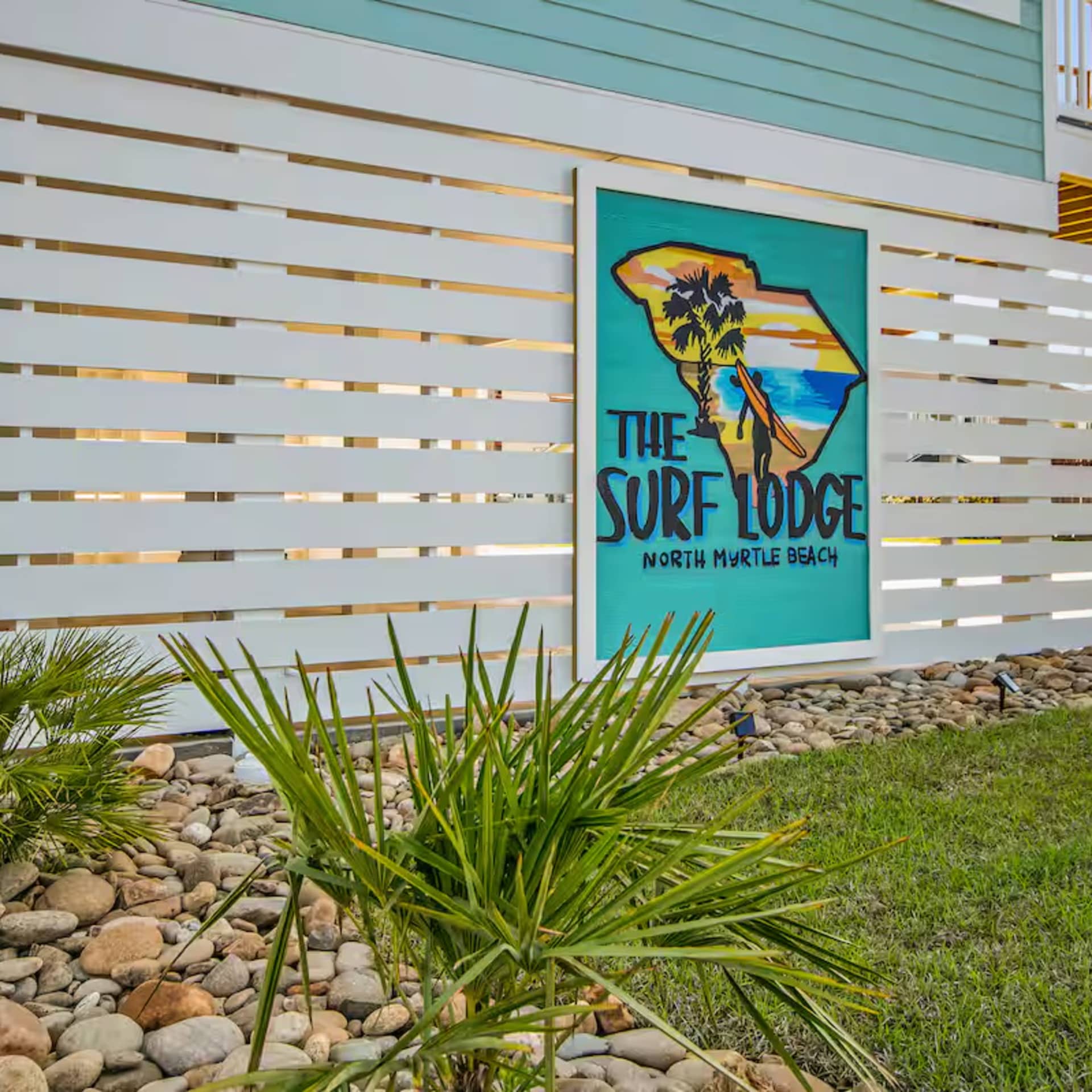 The Surf Lodge Sign detail