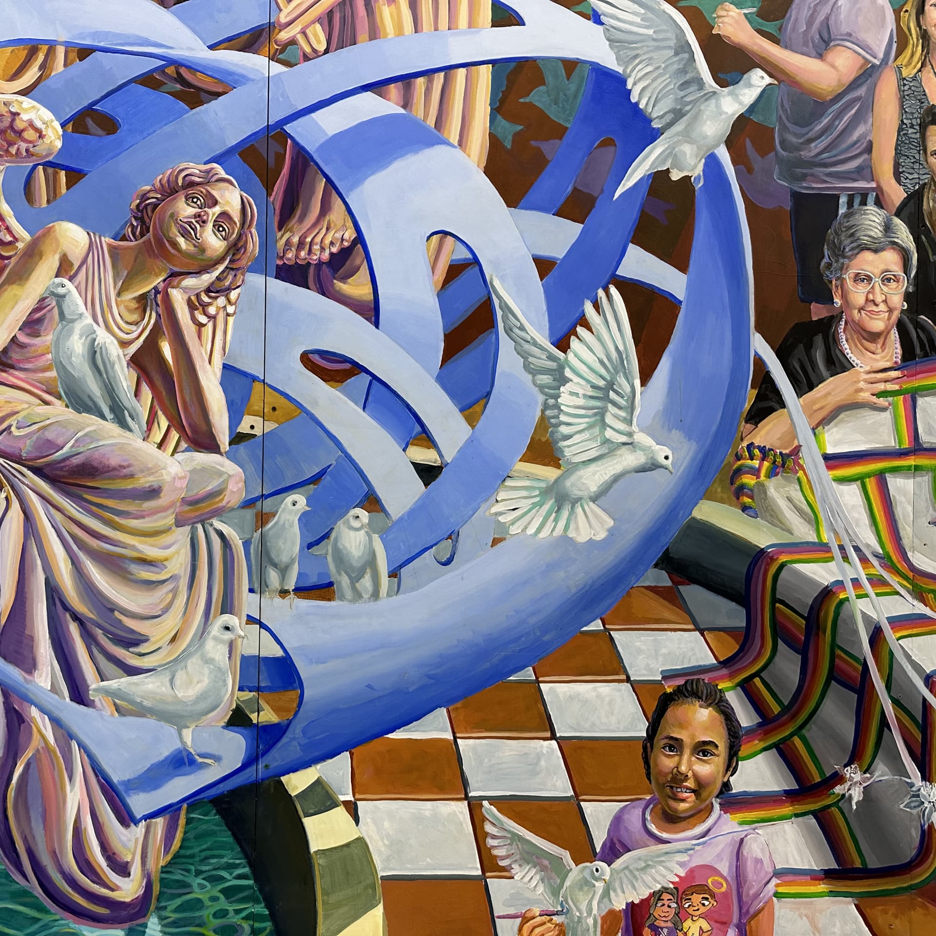 Detail of pulse mural  detail