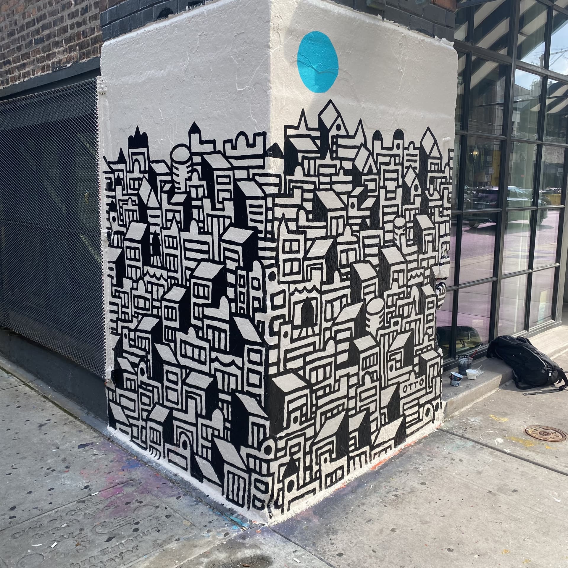 Soho house corner detail