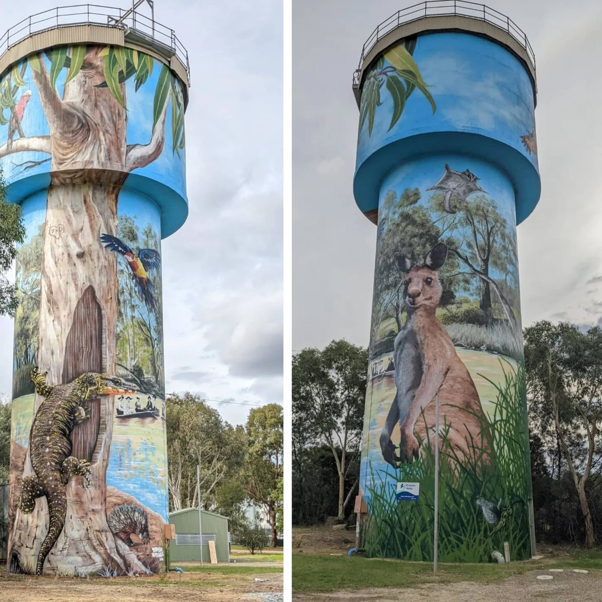 Water tower detail