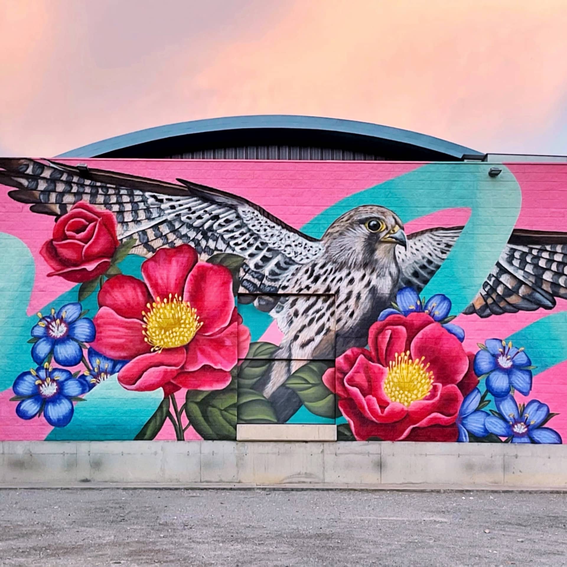 Wings of Color and Nature's Embrace detail