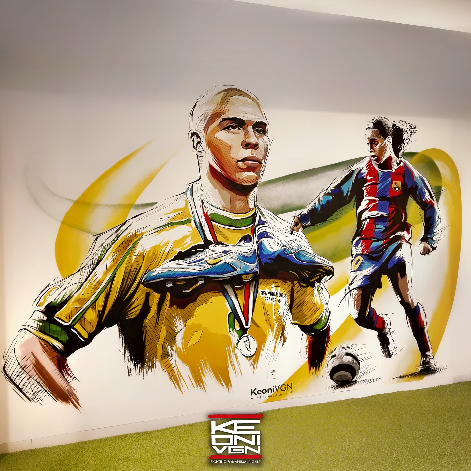 Ronaldo & Ronaldinho detail