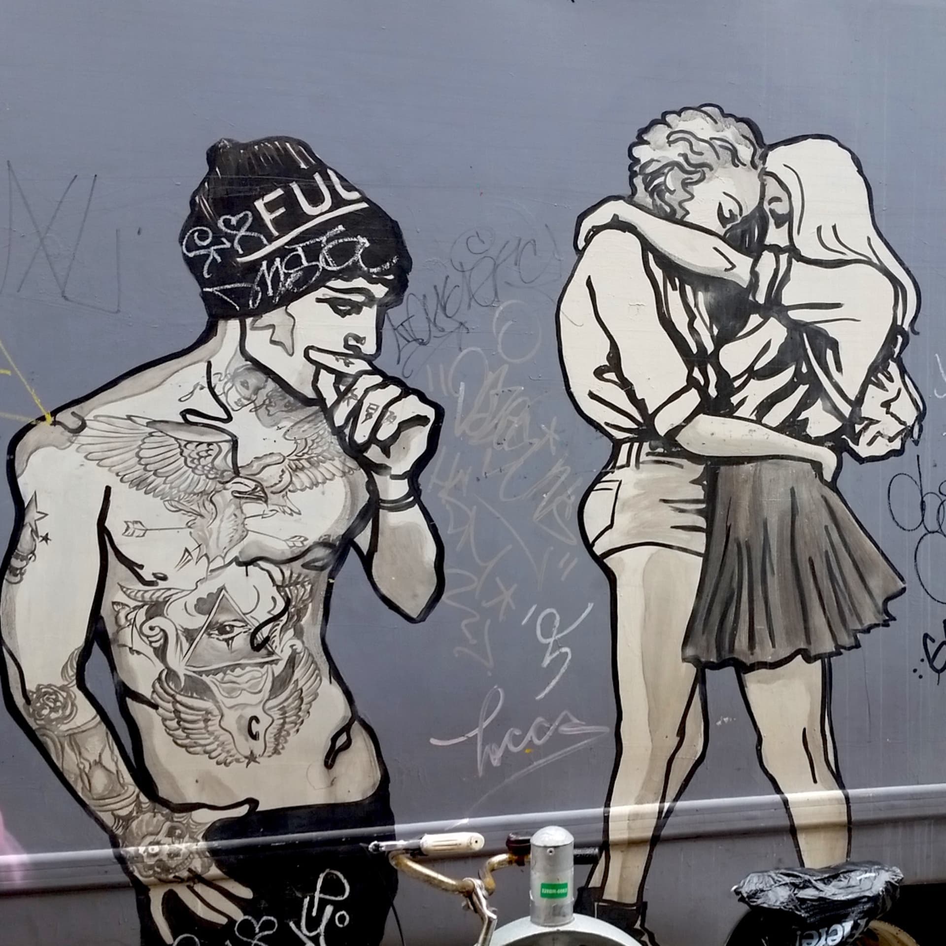 Hipster scene detail