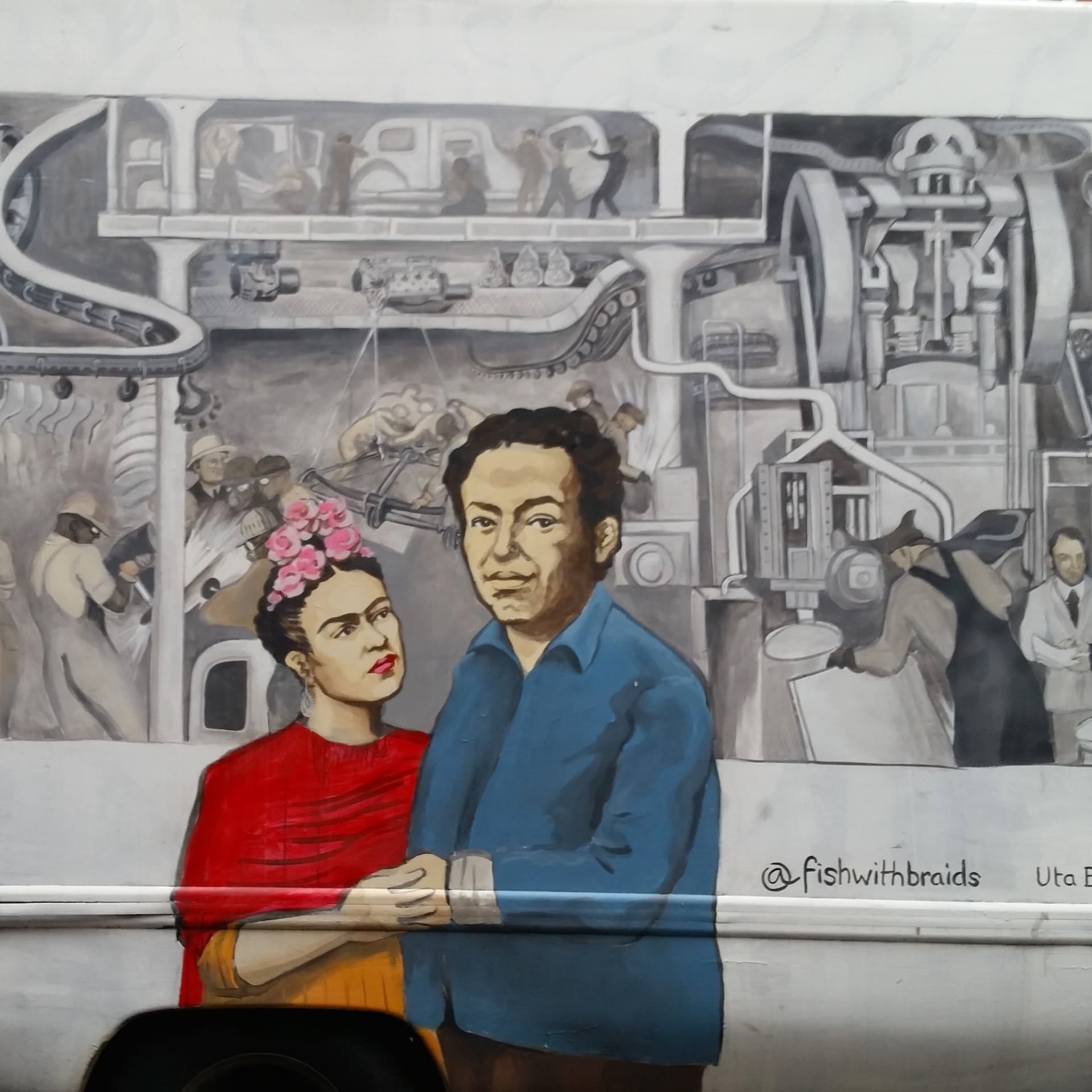 Frida and Diego detail