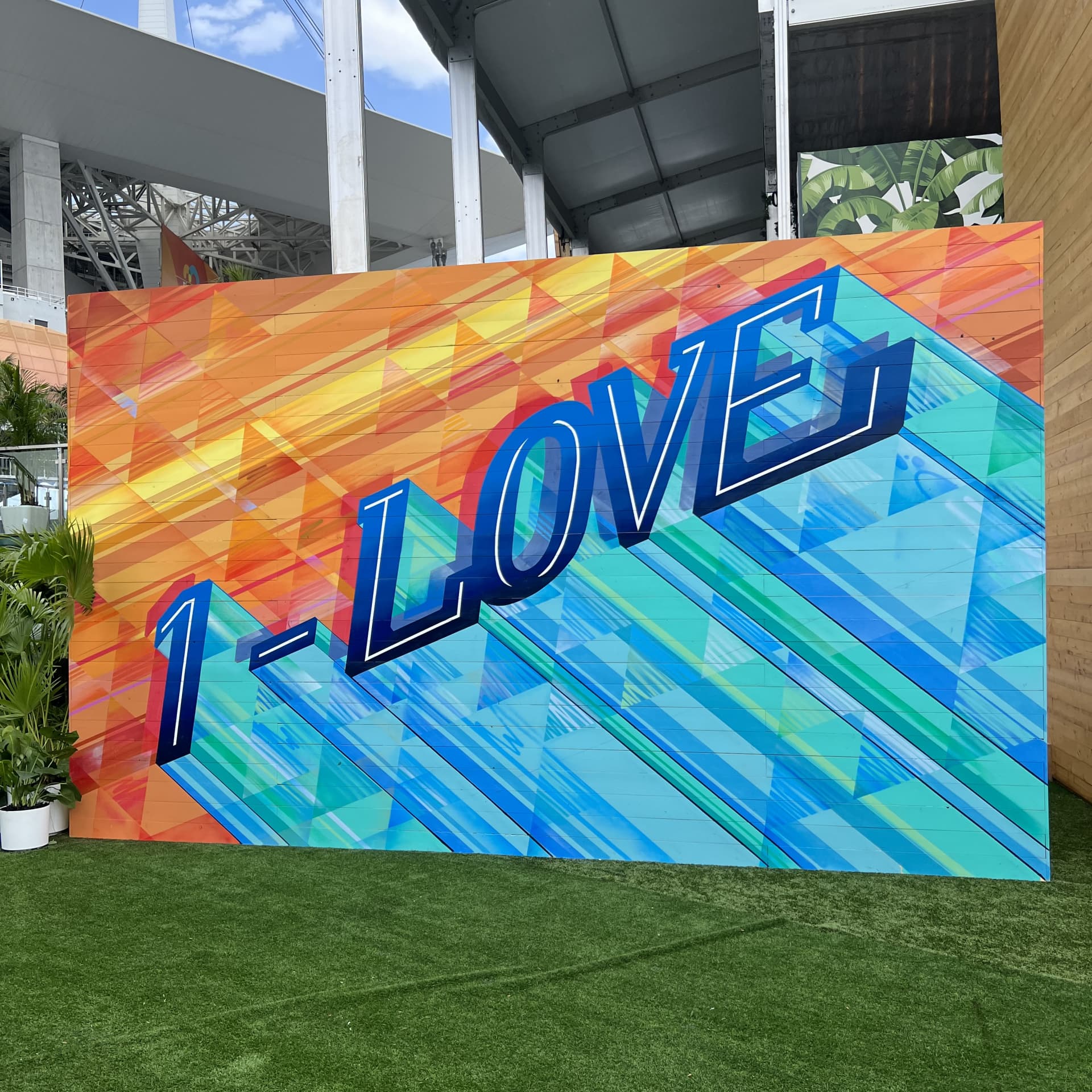 1-LOVE, for Miami Open 2022 detail
