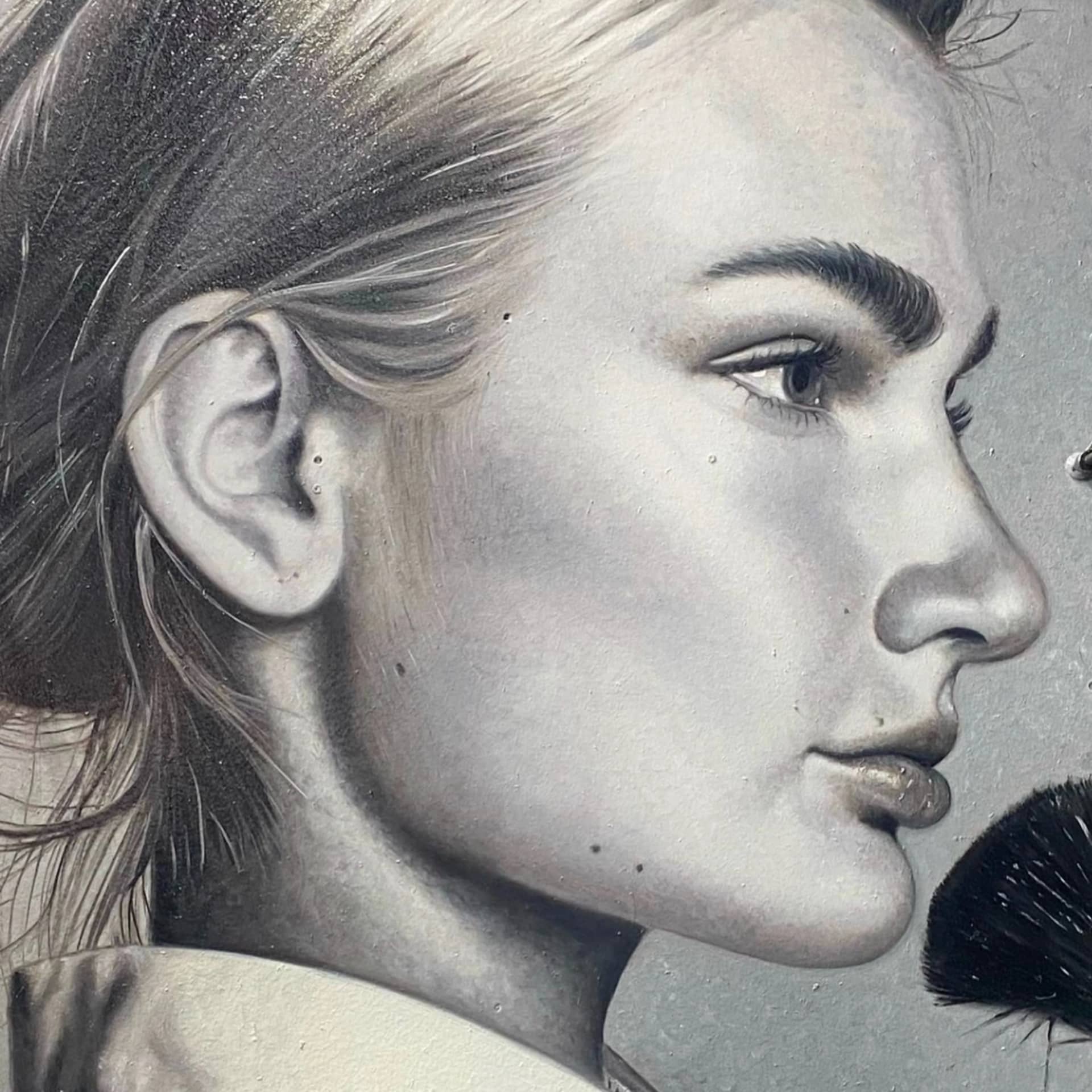 Portrait Practice Painting detail