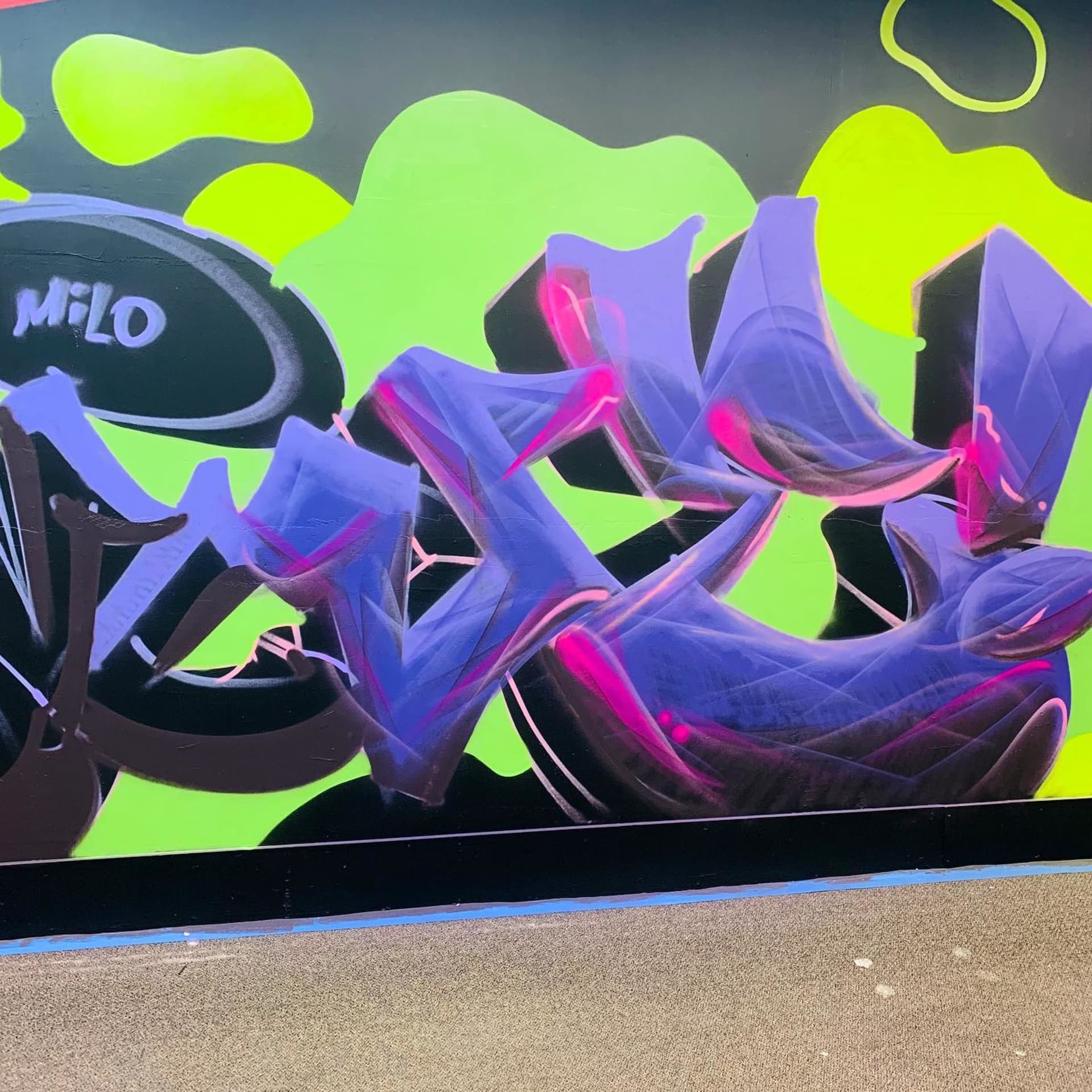 Neon Dreams in Urban Flow detail