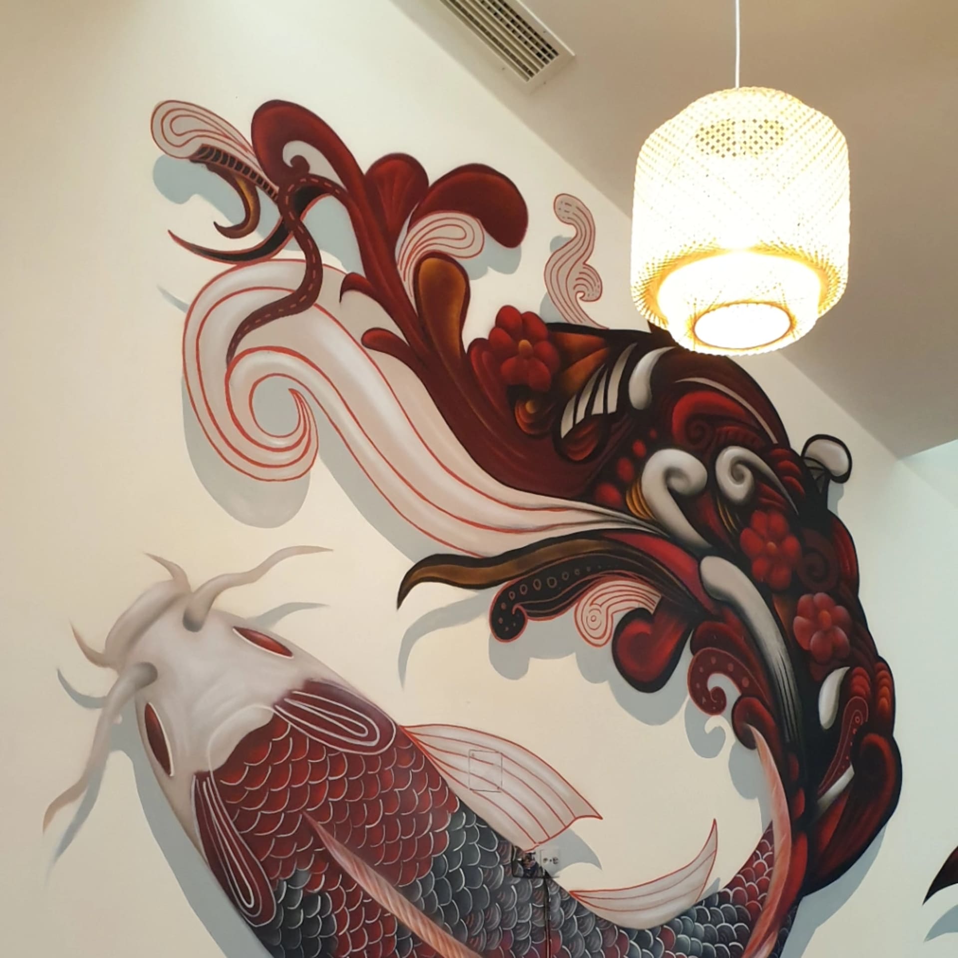 koi art detail