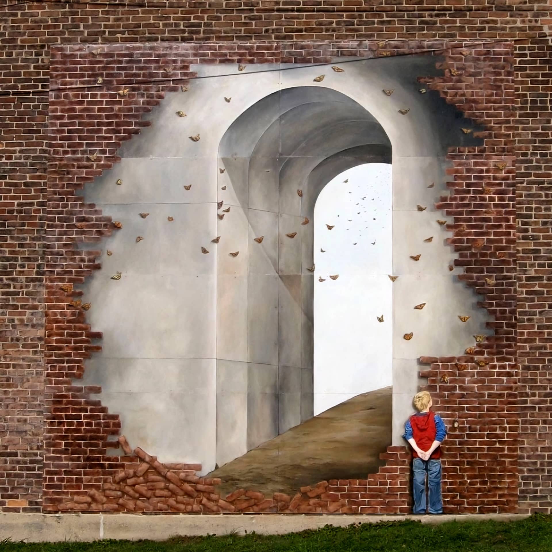 Boy and the Tunnel detail