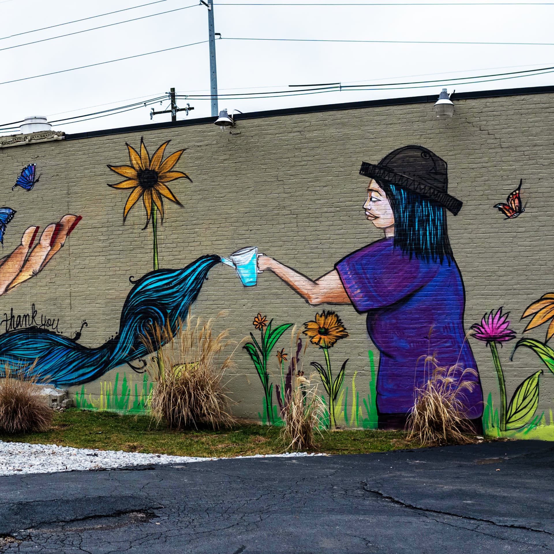 Nurturing Nature's Embrace Through Colorful Hands detail