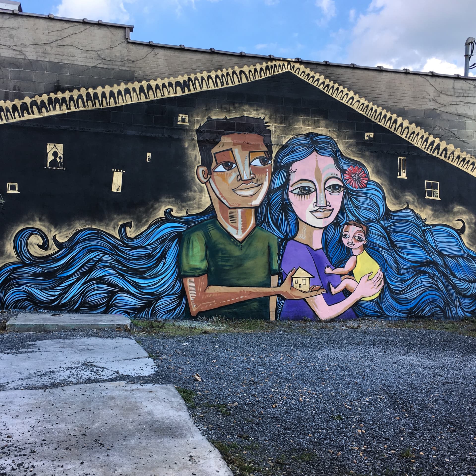 Embrace of Home and Family's Spirit detail