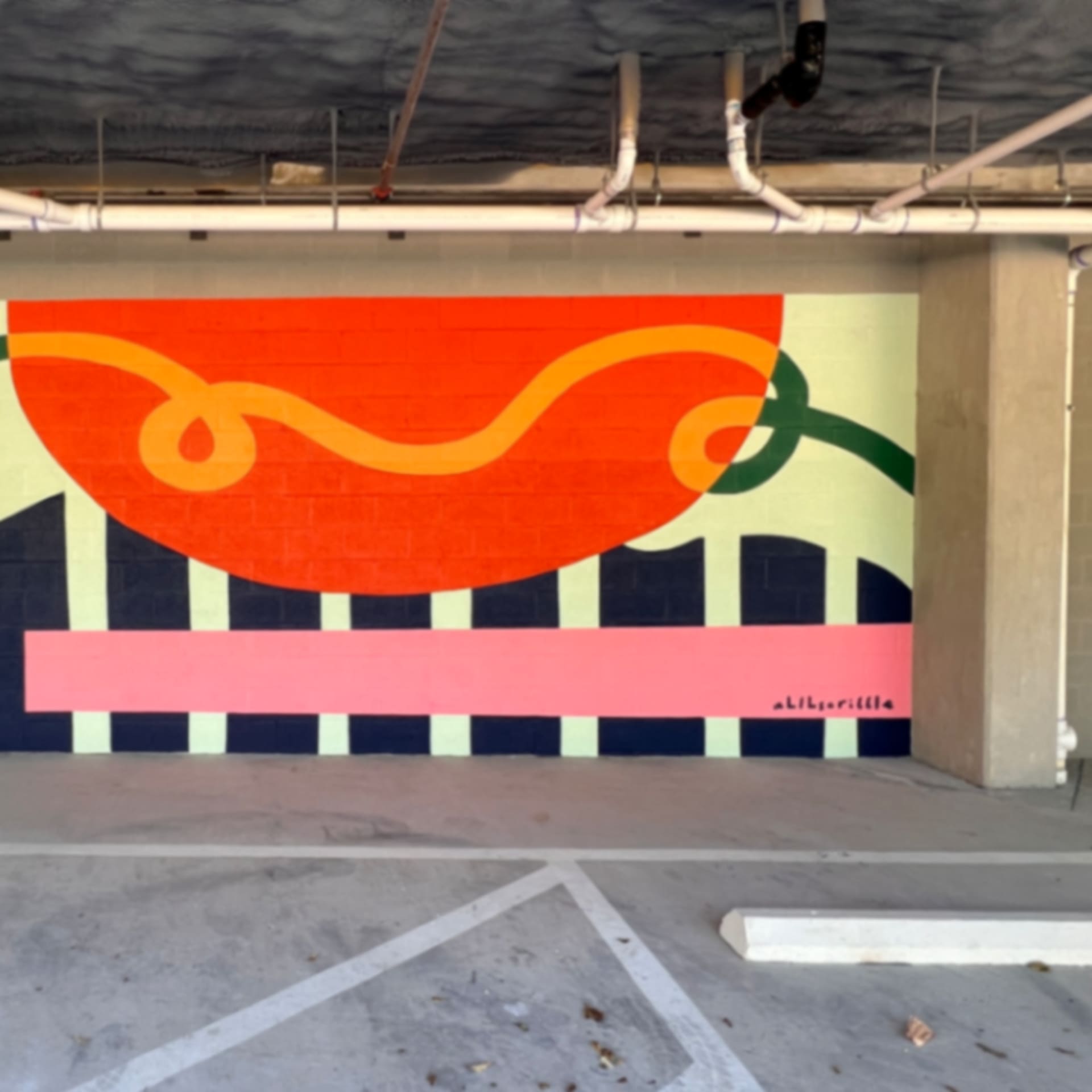 June West Mural detail