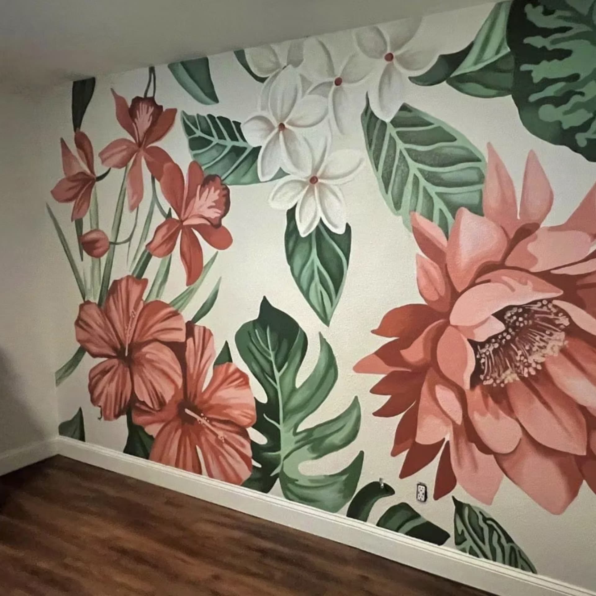 Floral Reverie in Vibrant Bloom detail