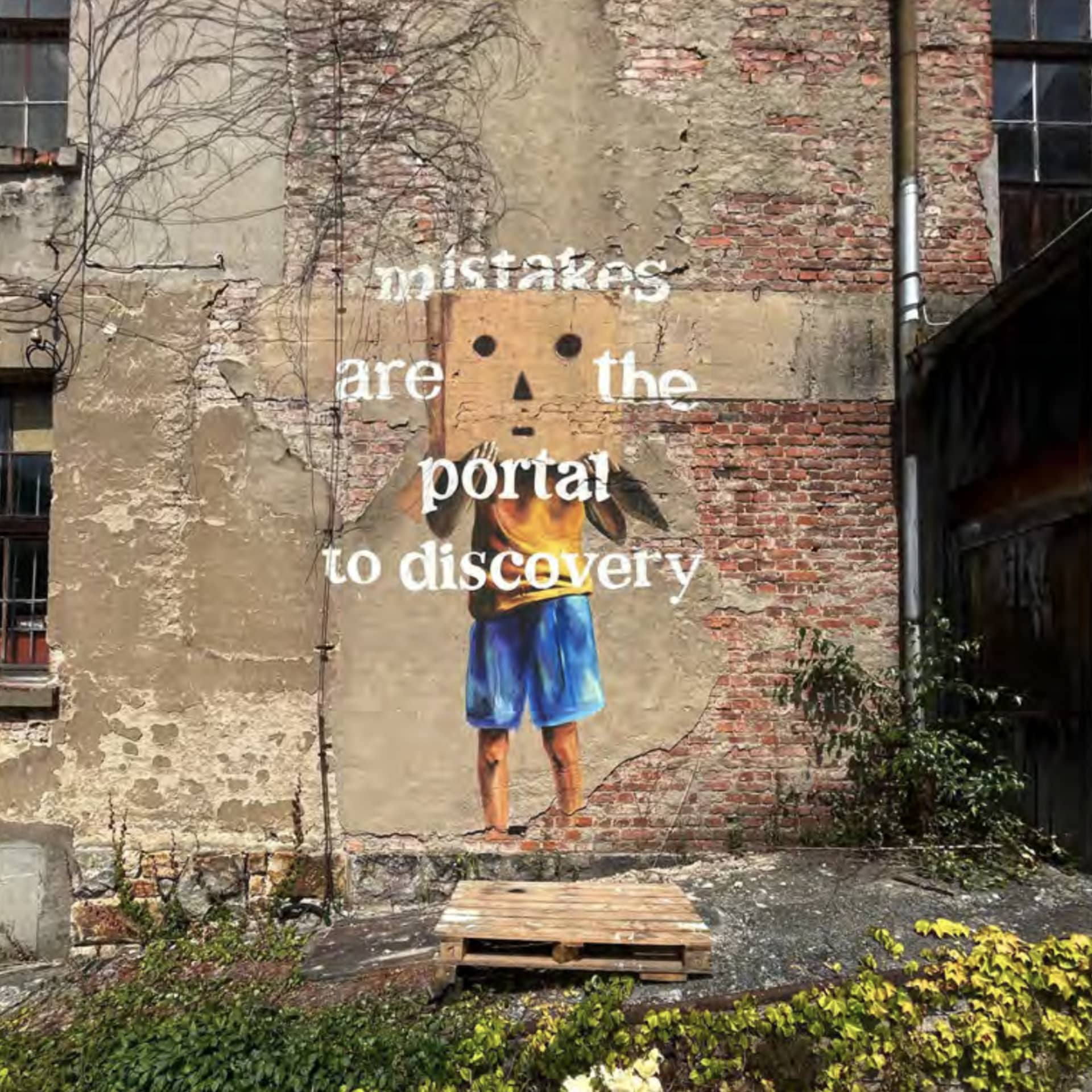 mistakes are the portral to discovery detail