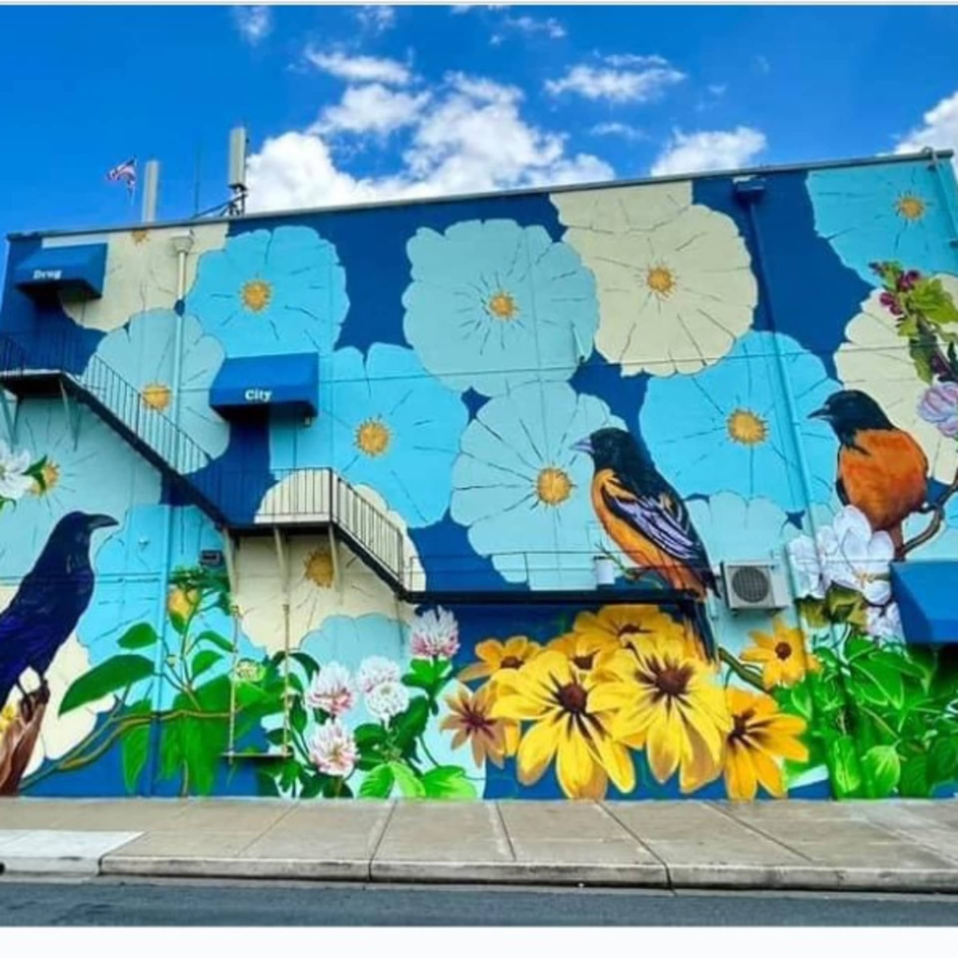 "Garden Mural" with Rowan Bathurst detail