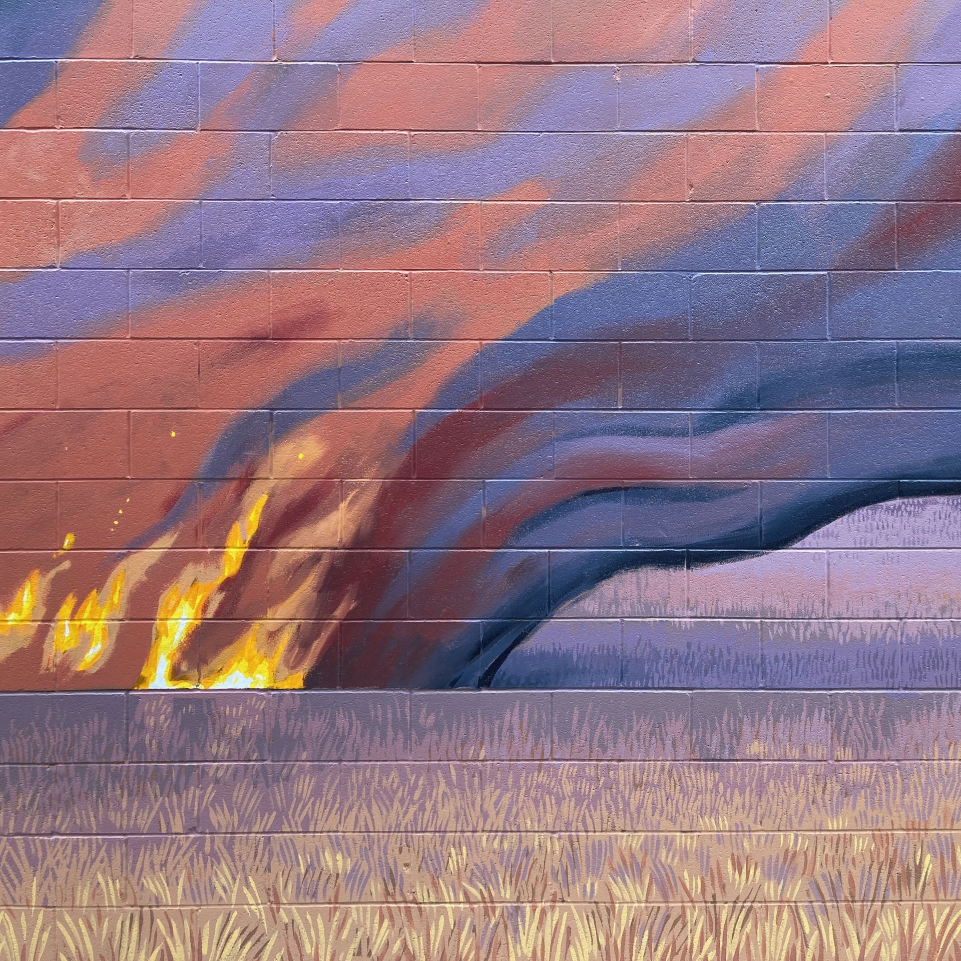 Prairie Fire (detail) detail