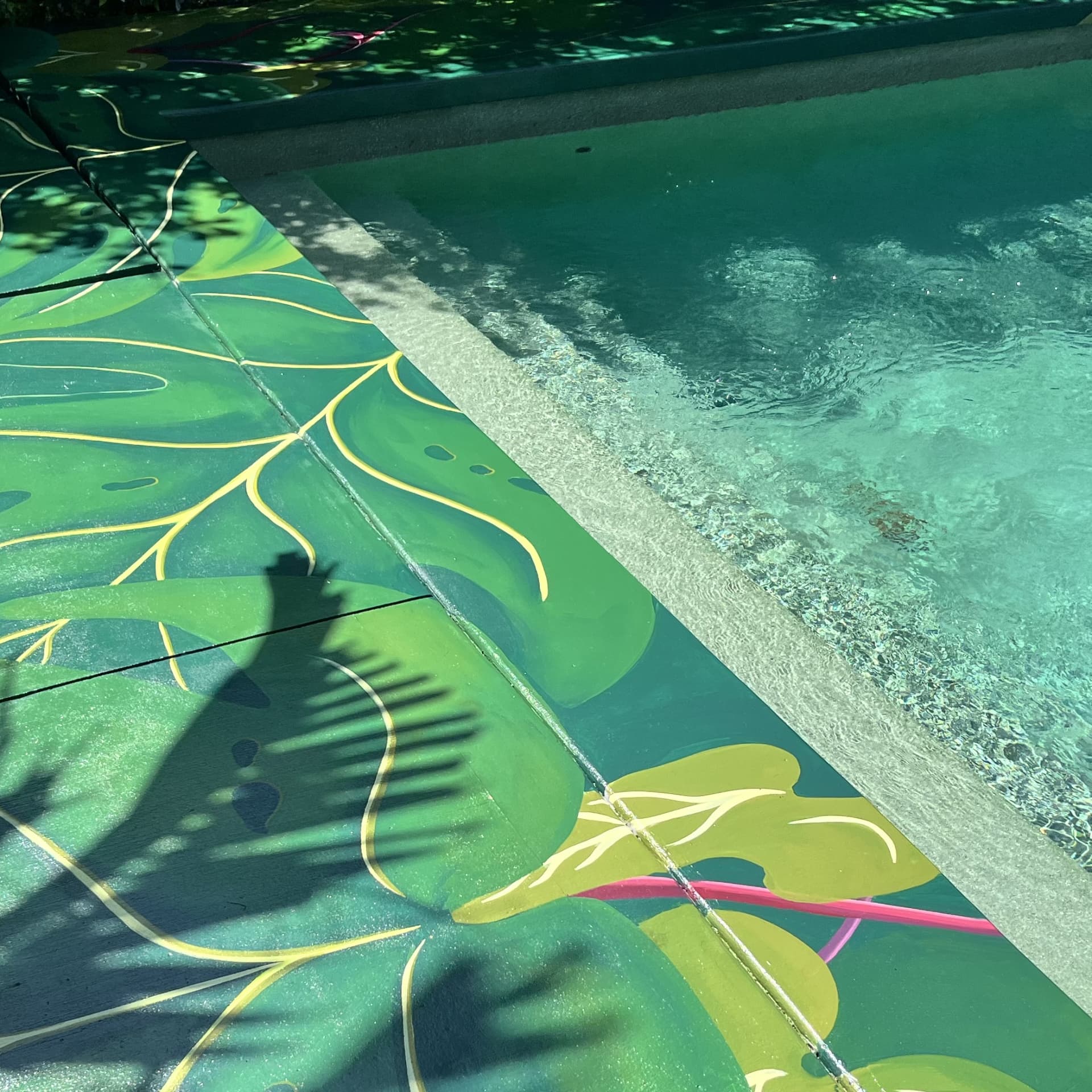 Whispers of Nature Beneath Sunlit Waters detail