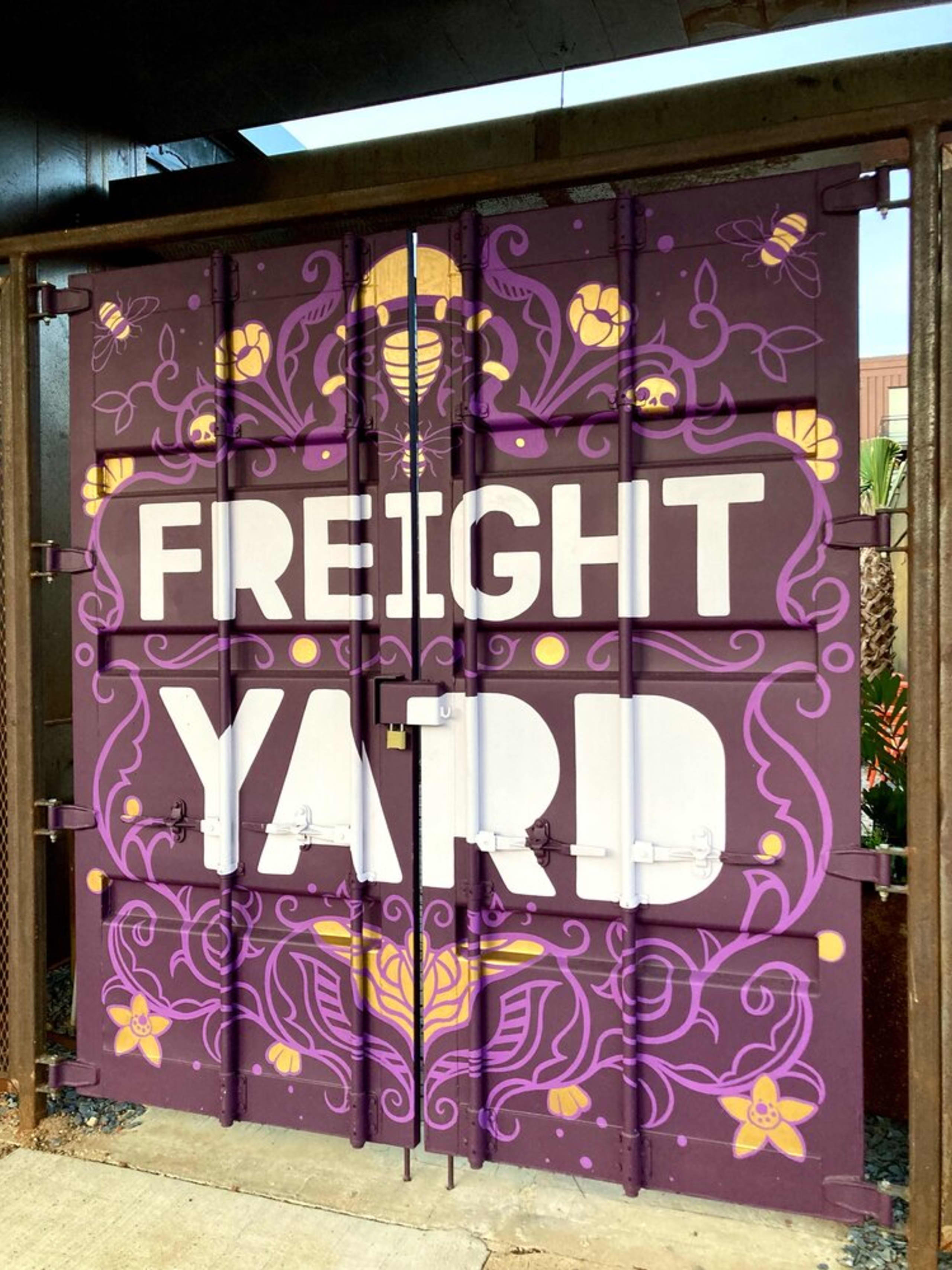 Freight Yard Blossoms in Urban Harmony