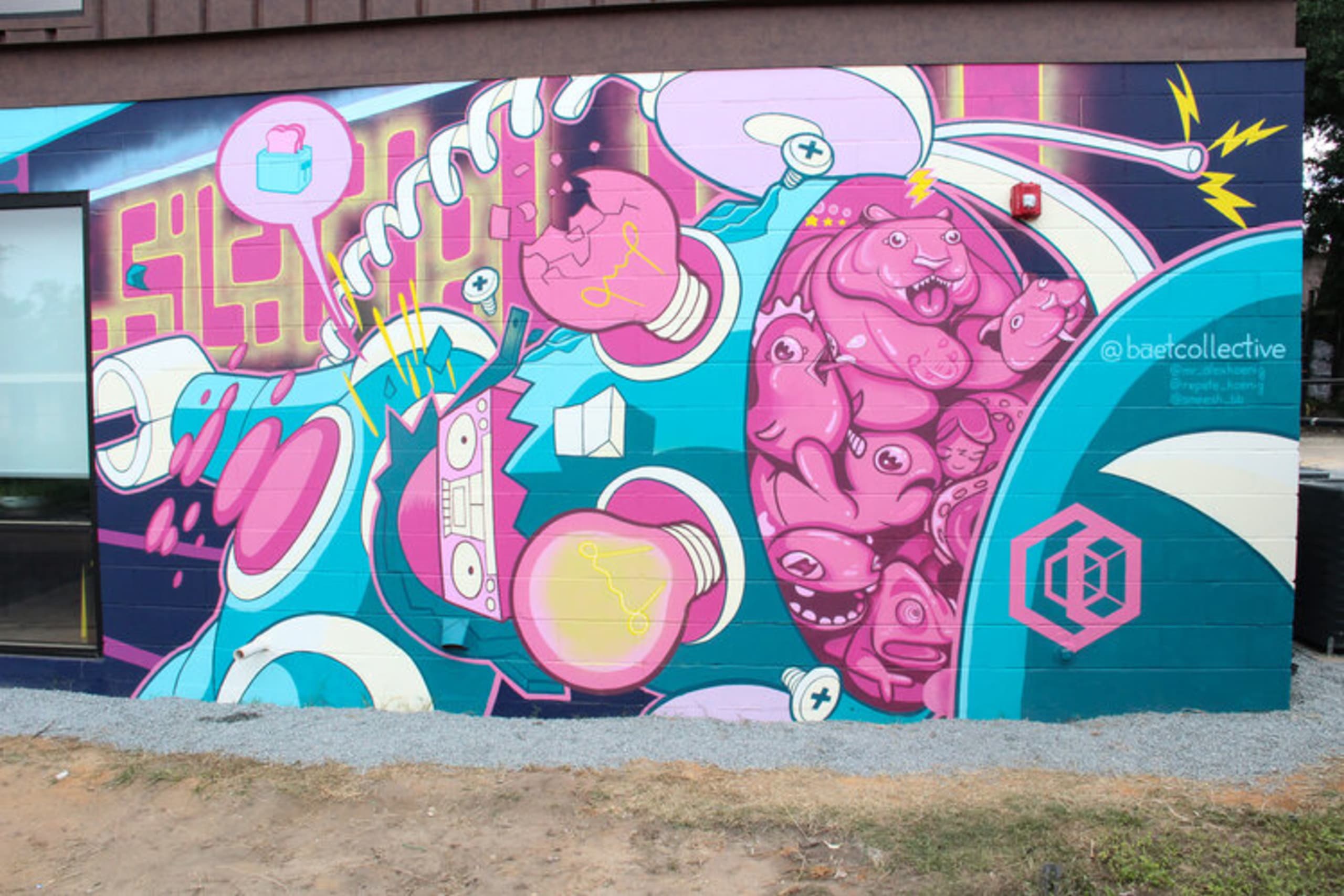 Electric Whimsy in a Colorful Chaos