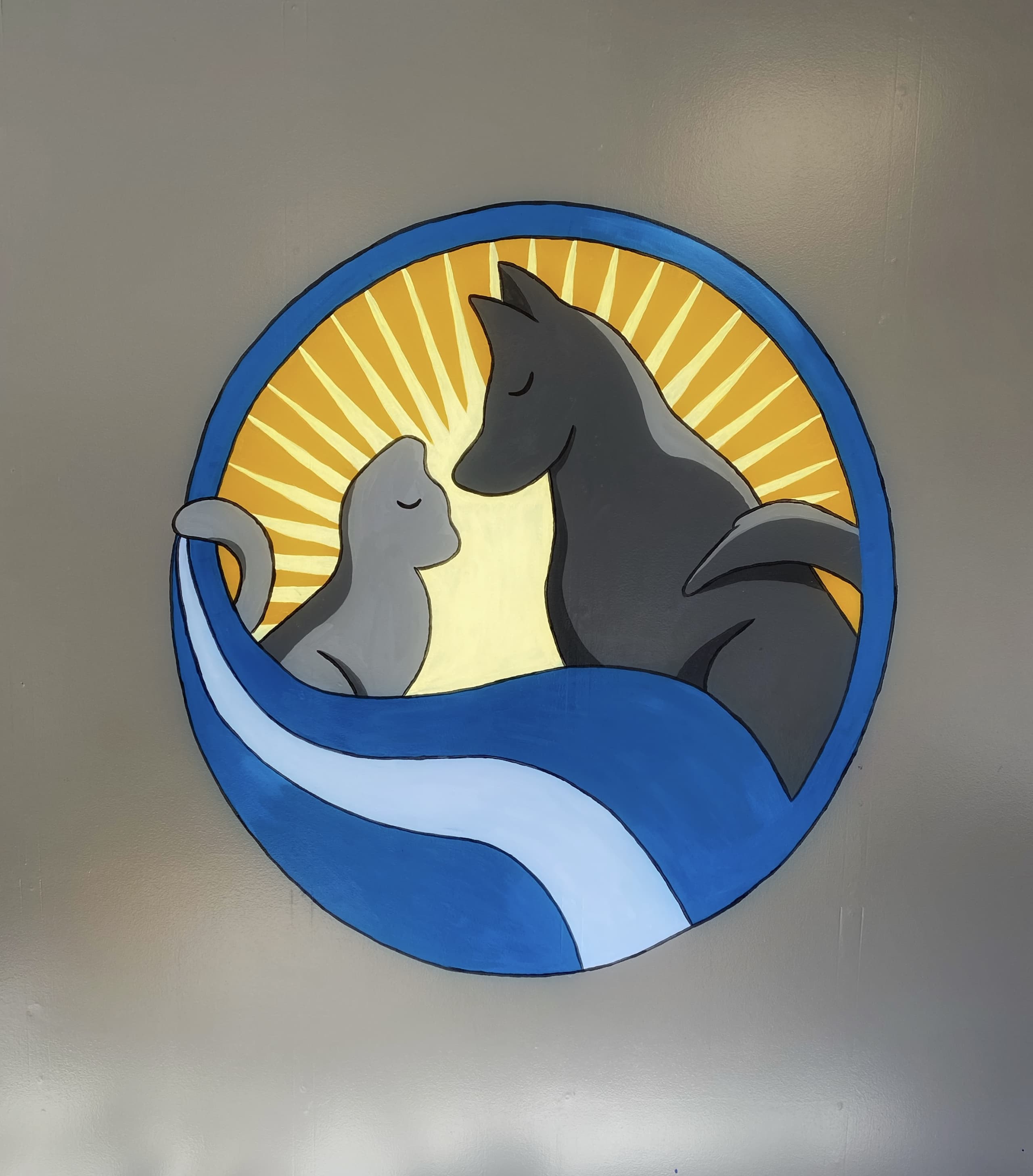 Logo mural