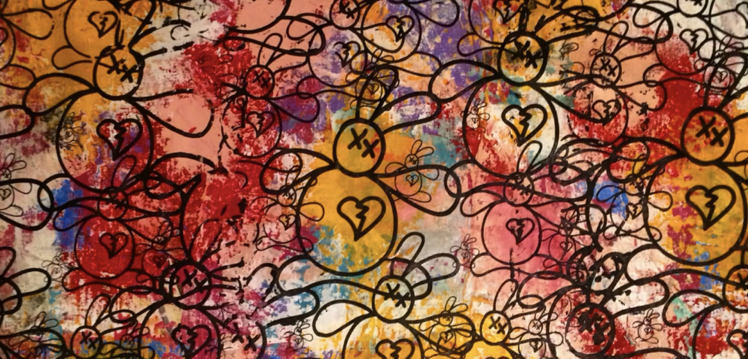 Whispers of Love and Loss in Colorful Chaos