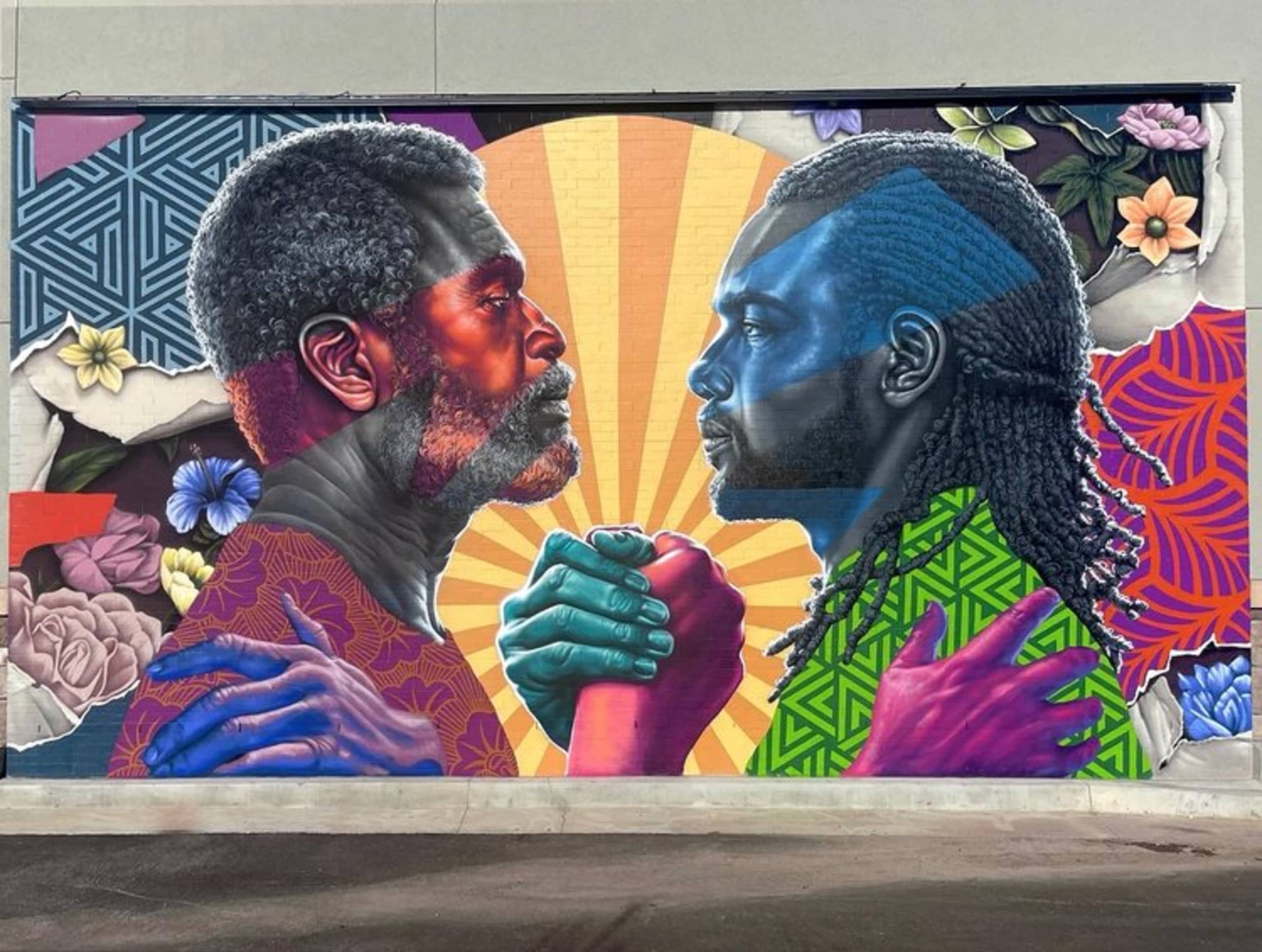 Unity in Colorful Embrace