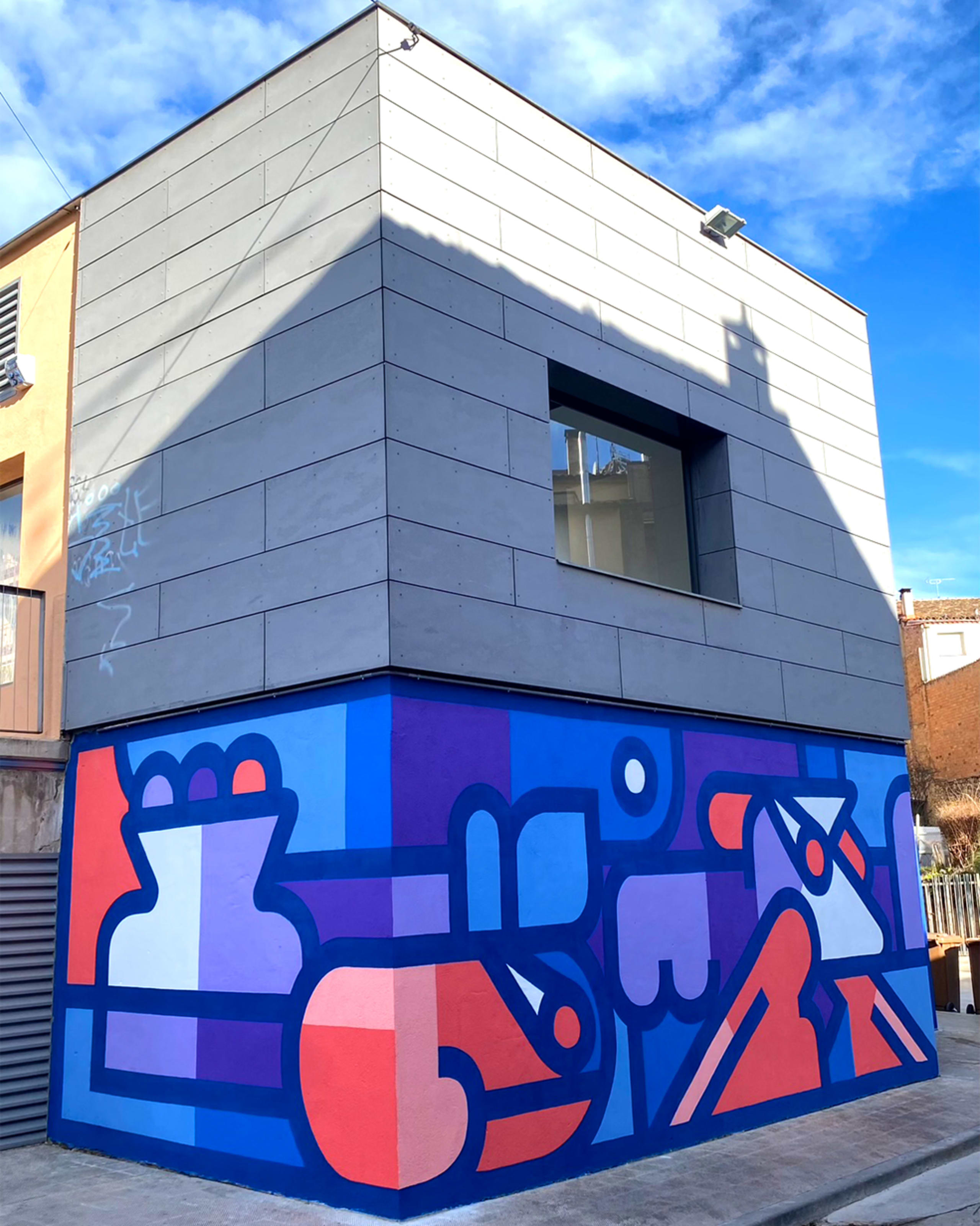 Geometric Whispers of Barcelona's Urban Palette