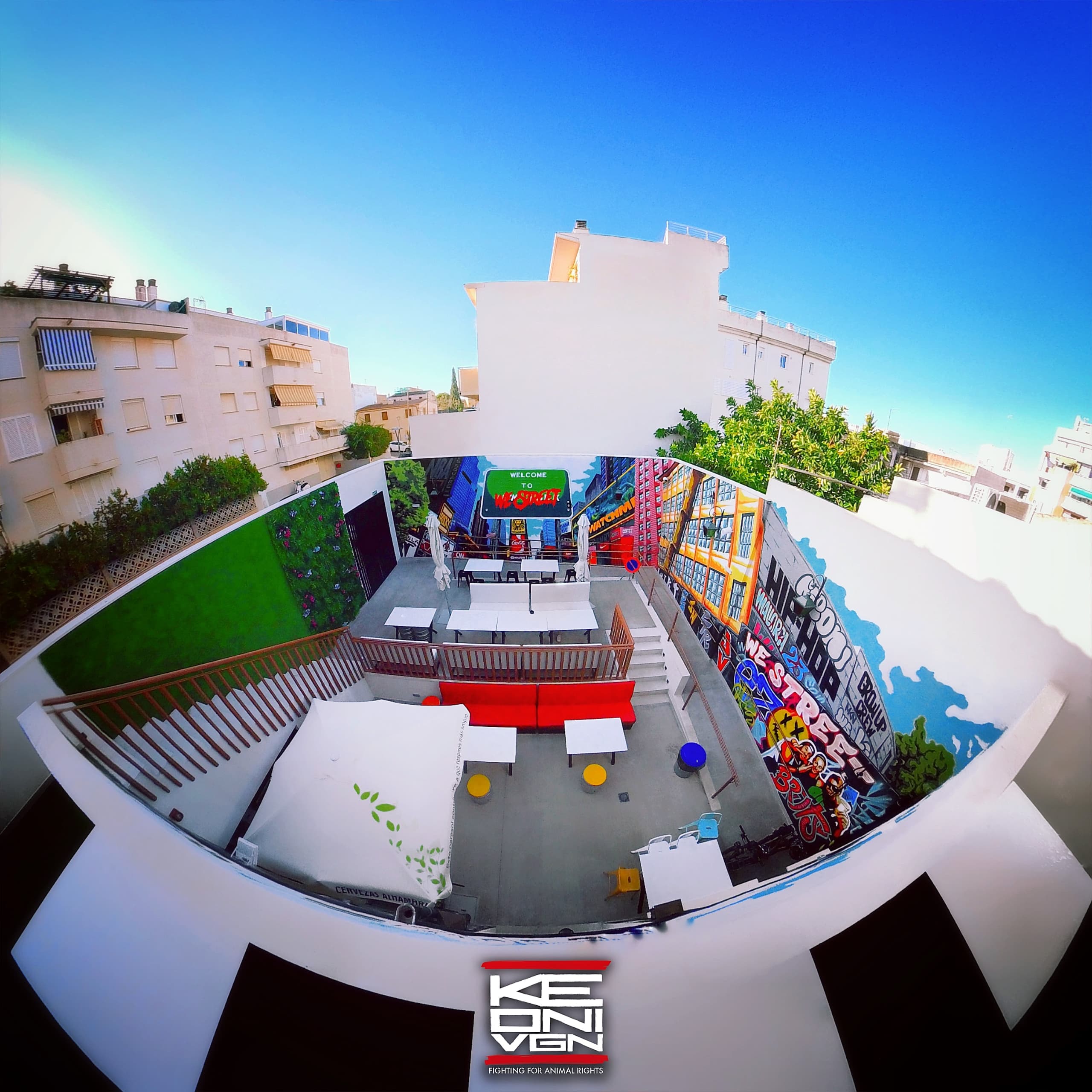 We Street Hostel New York Terrace