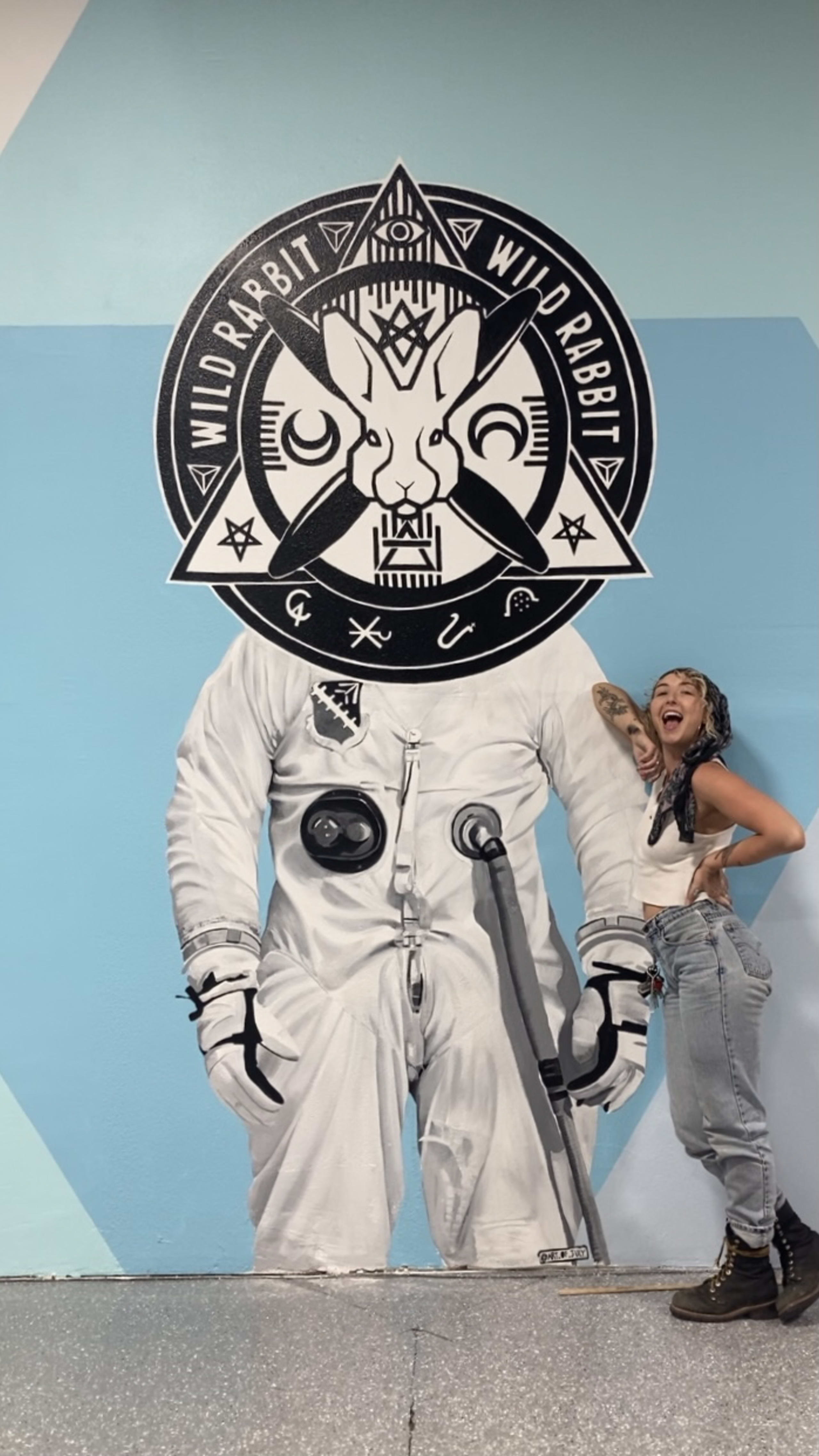 Astronaut Mural