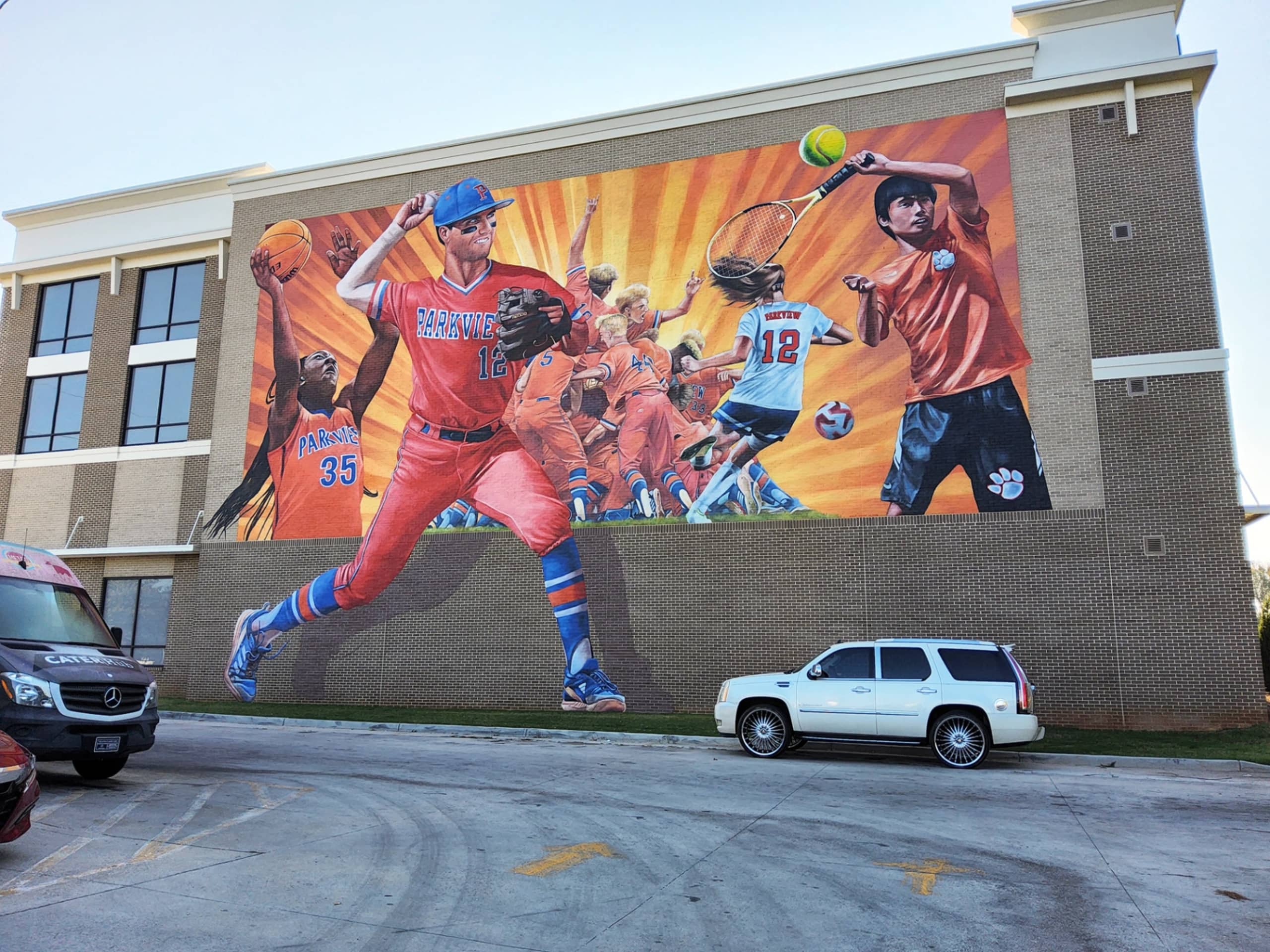 Stone Bridge sports legacy mural