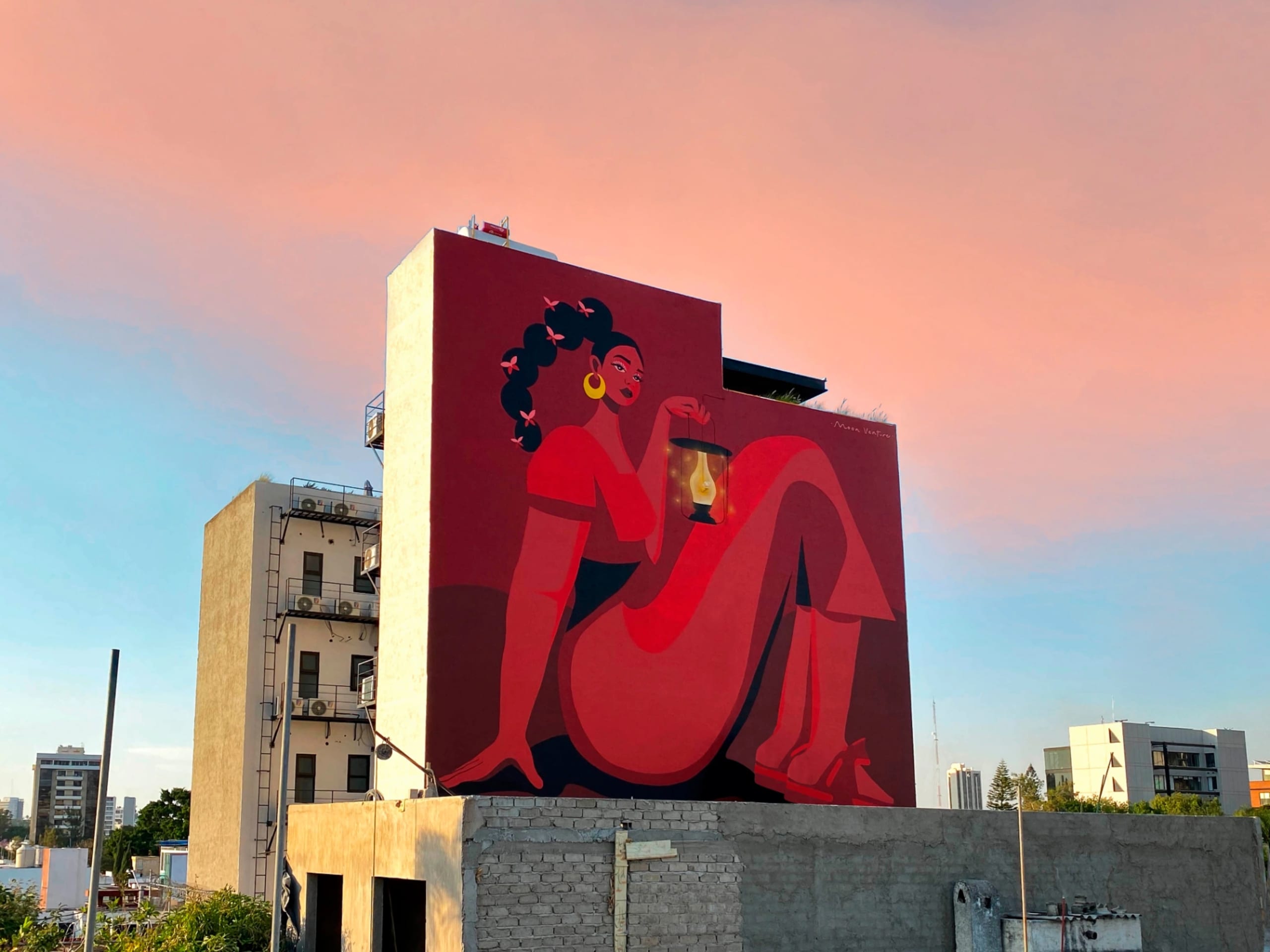 WOMAN IN RED