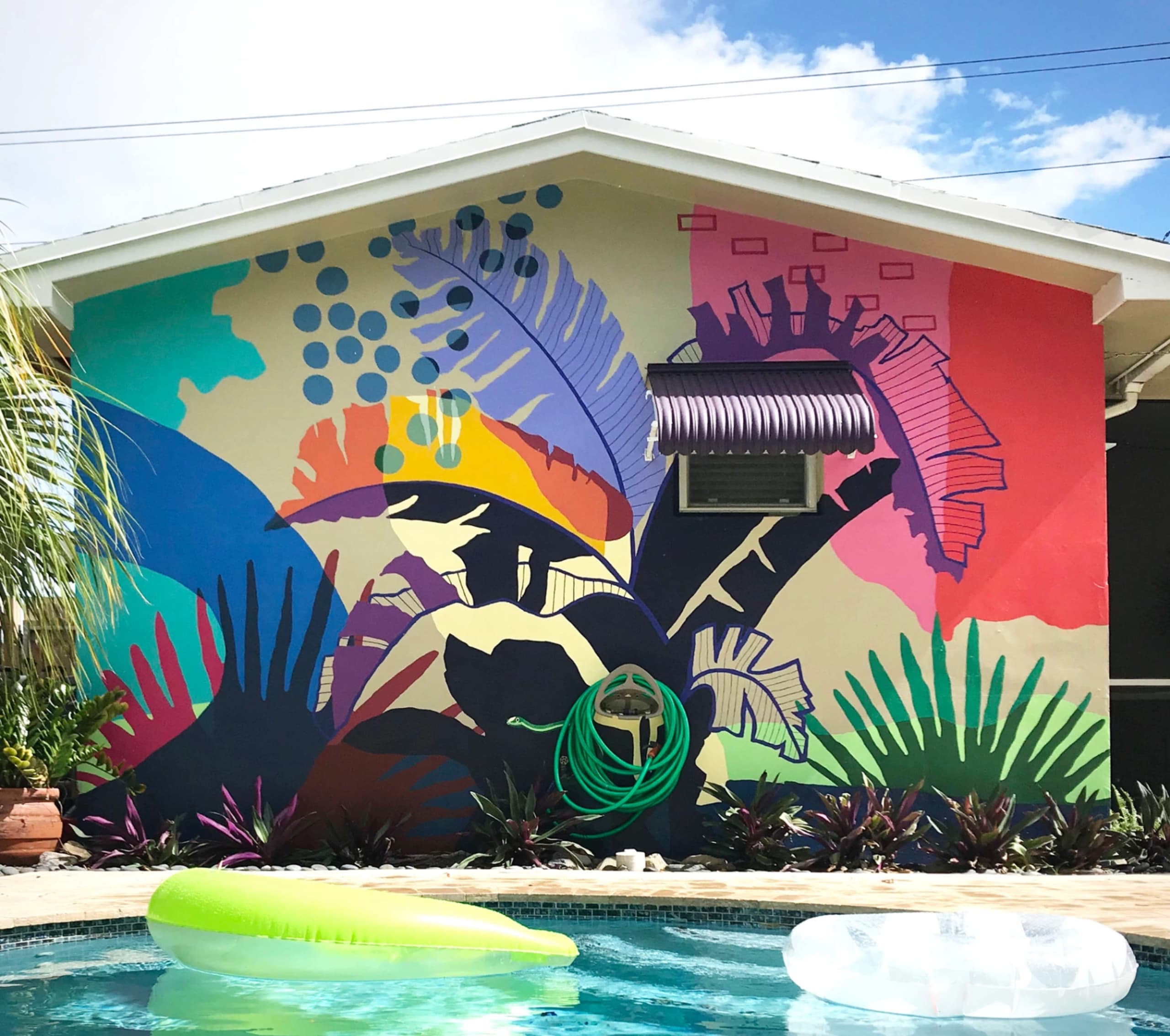 Poolside Tropical