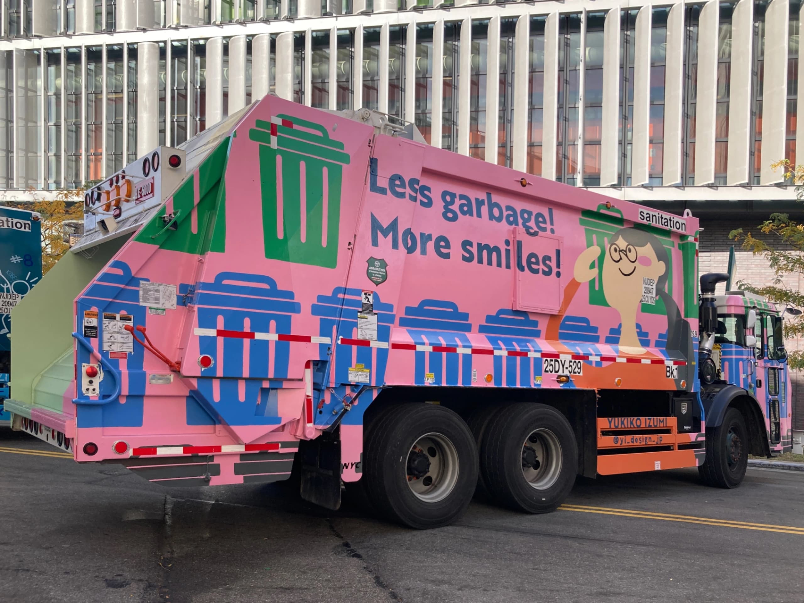 DSNY Trucks of Art /  Encouraging People to Compost and Less Garbage