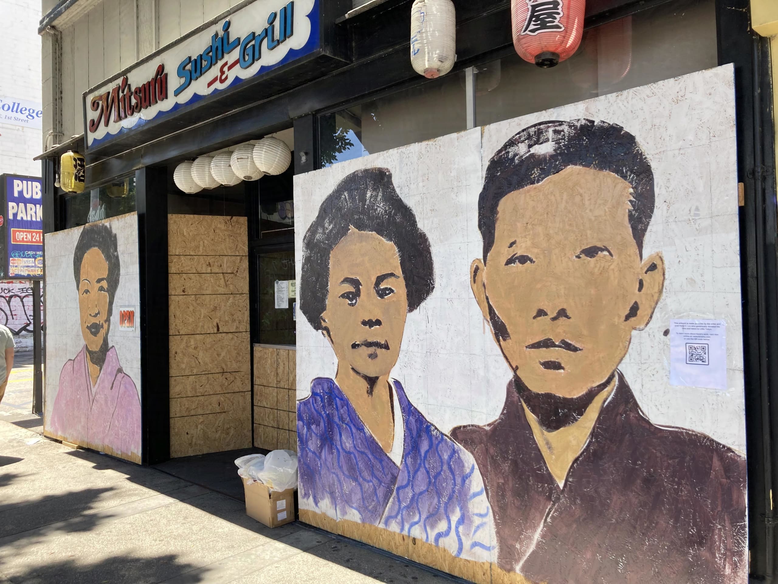 A Community of Immigrants (temporary mural)