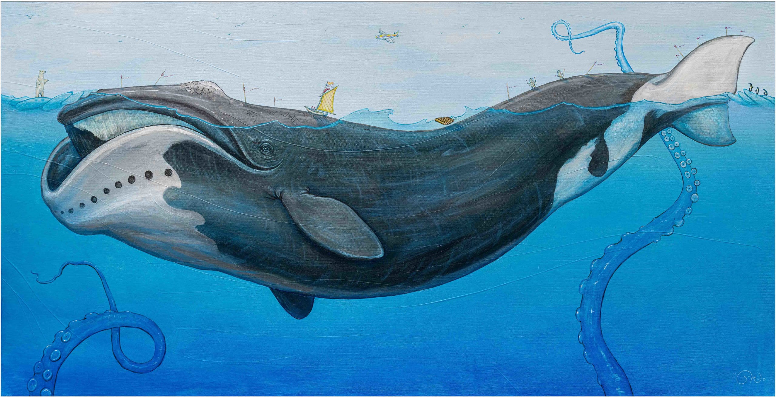 Majestic Depths of Oceanic Whispers