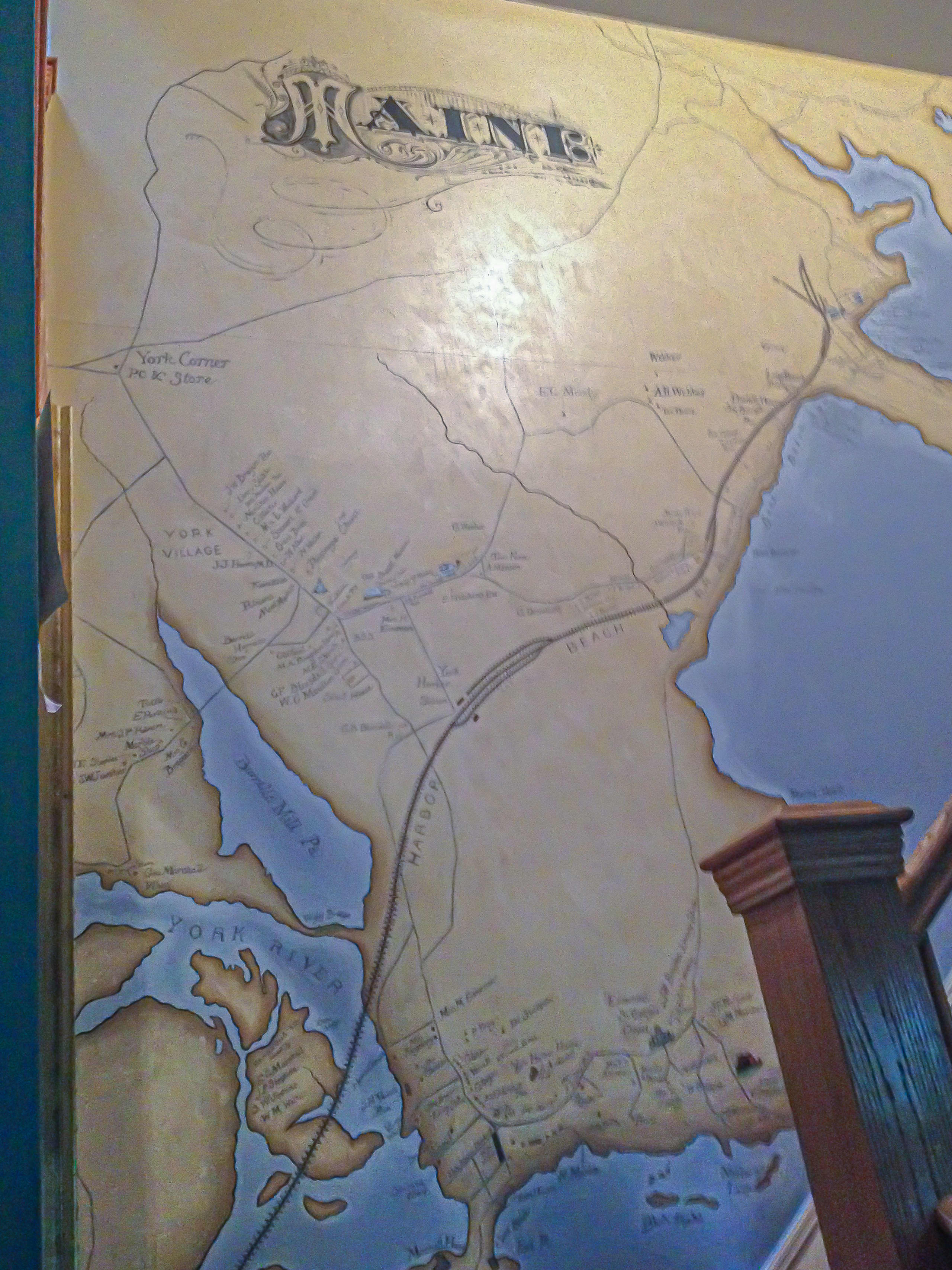 Cartographic Dreams of Coastal Maine