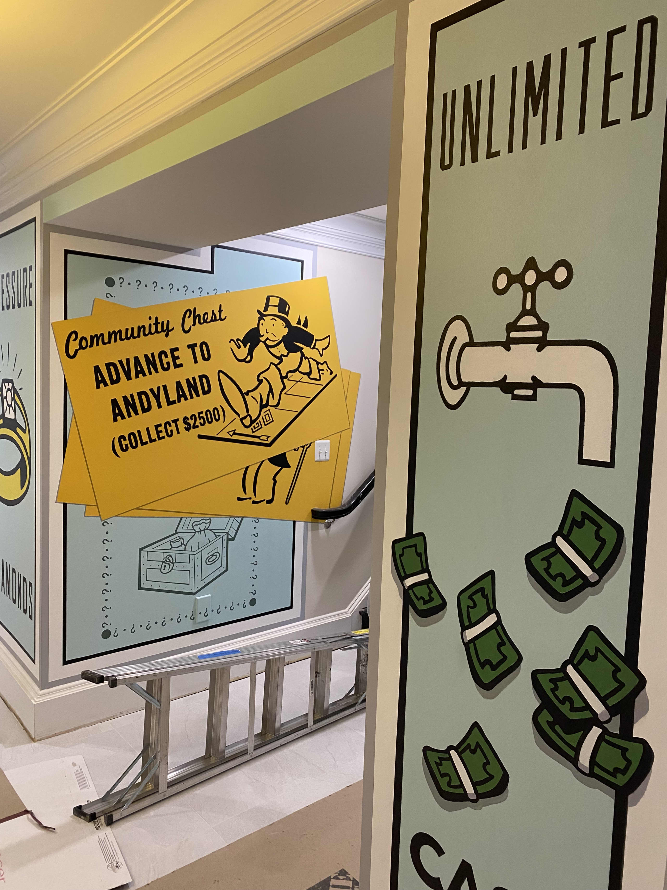 Motivational Monopoly Murals